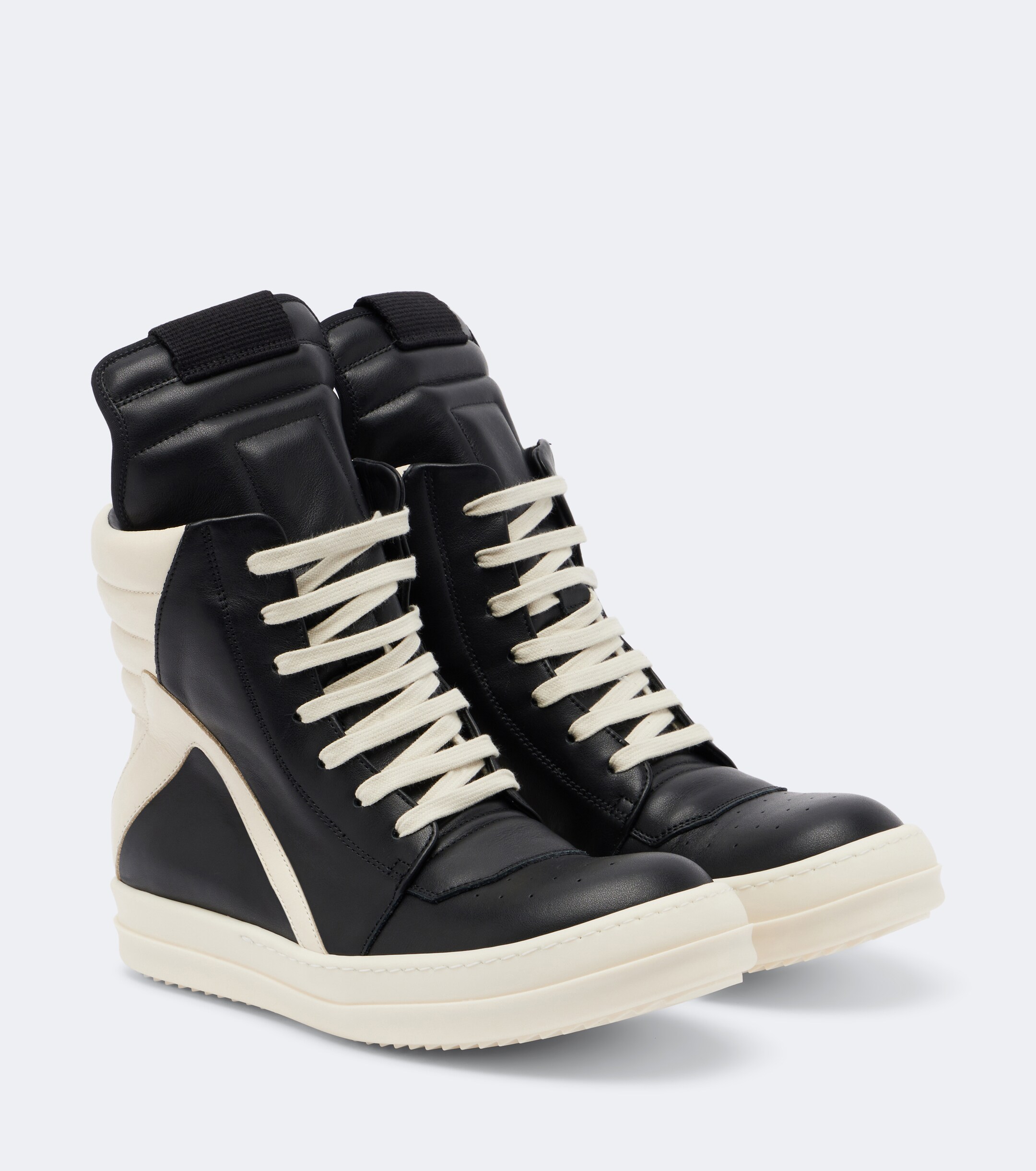 Rick Owens Rick Owens Geobasket leather sneakers