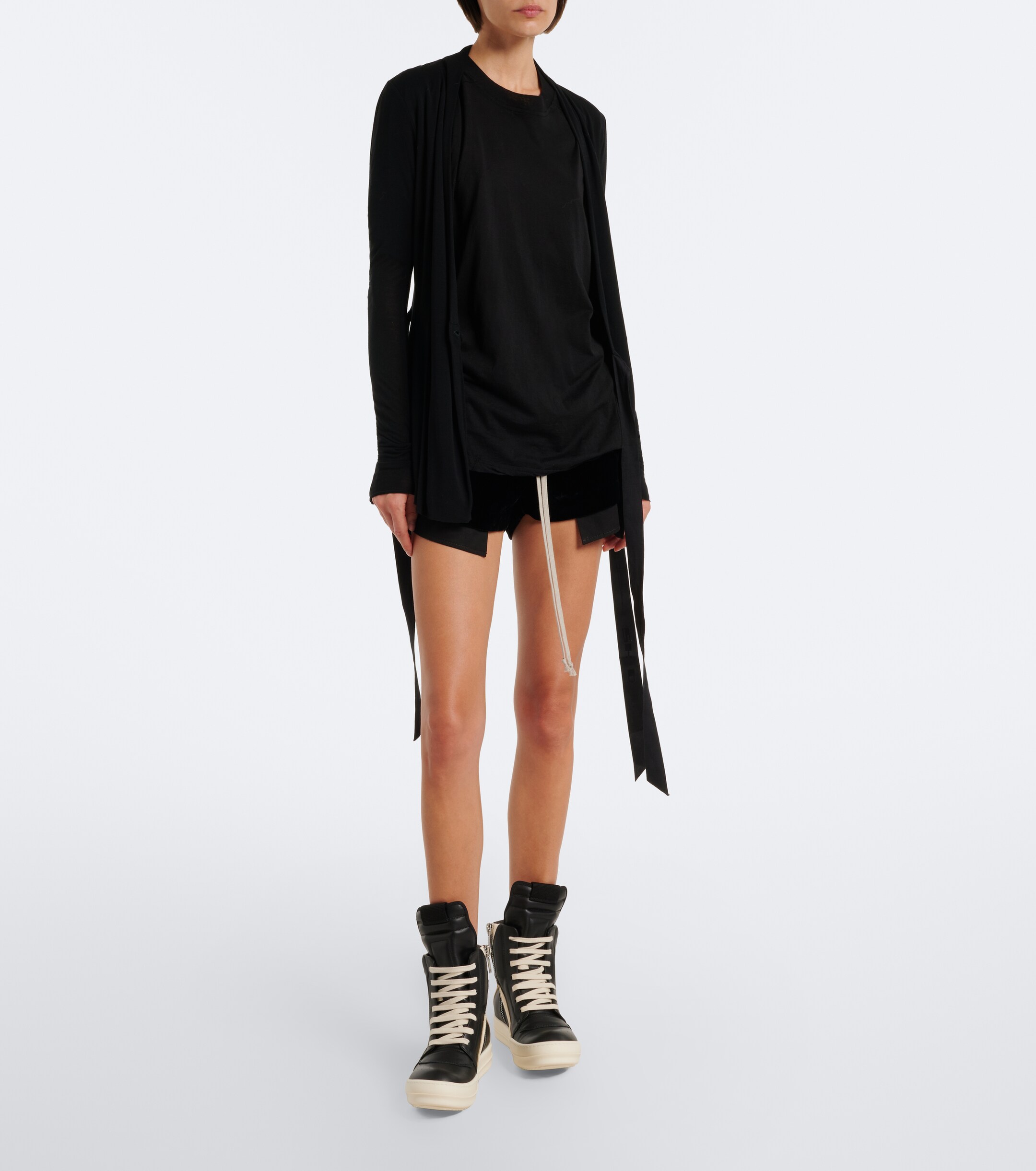 Rick Owens Rick Owens Geobasket leather sneakers