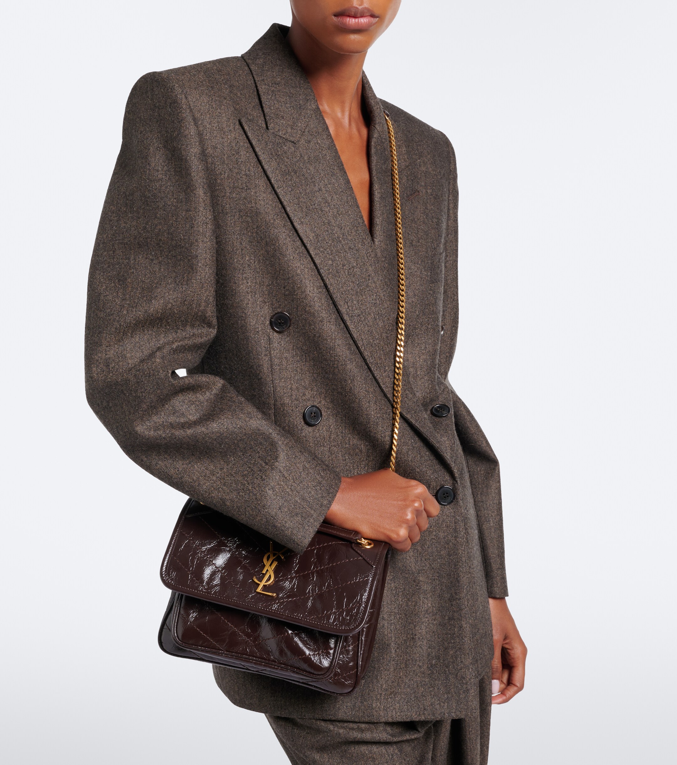 Saint Laurent Niki Small leather shoulder bag