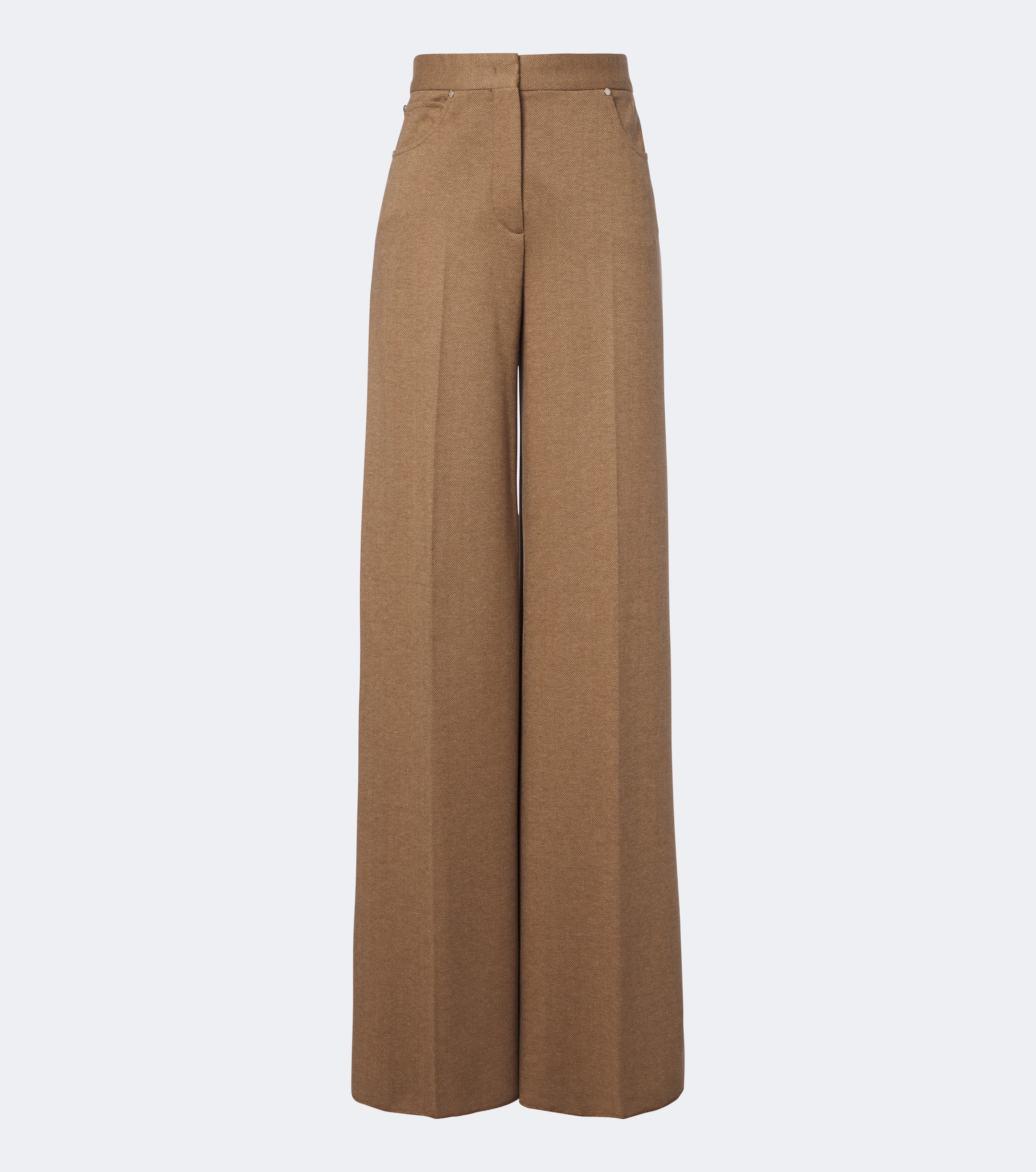 Max Mara Max Mara Camel hair and wool-blend wide-leg pants