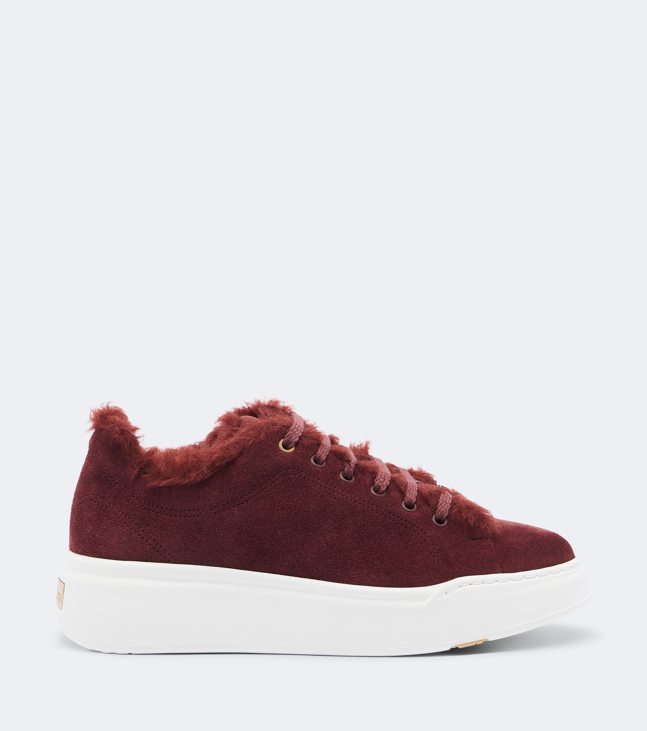 Max Mara Max Mara Shearling-lined suede sneakers