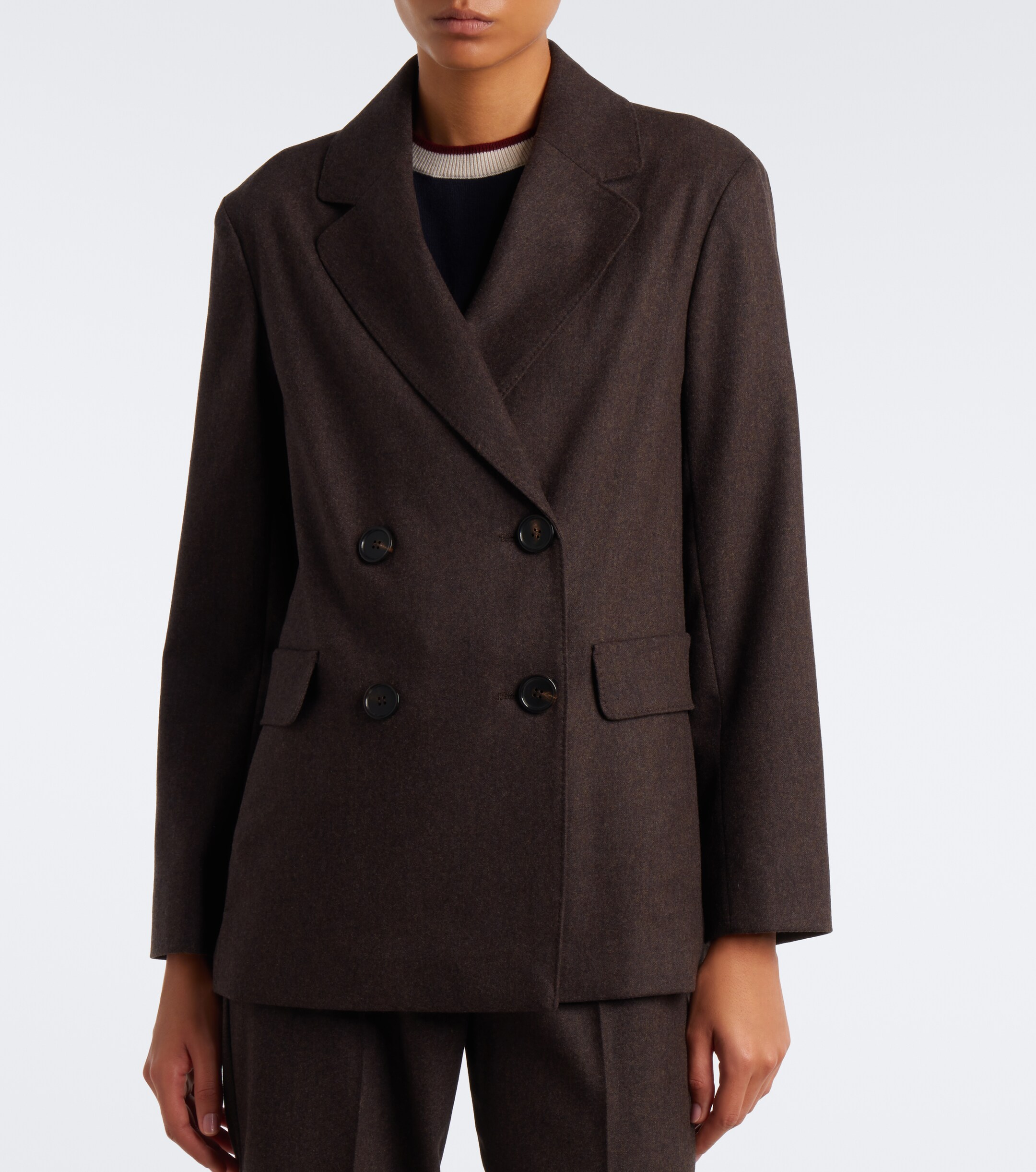 S Max Mara 'S Max Mara Double-breasted wool blazer
