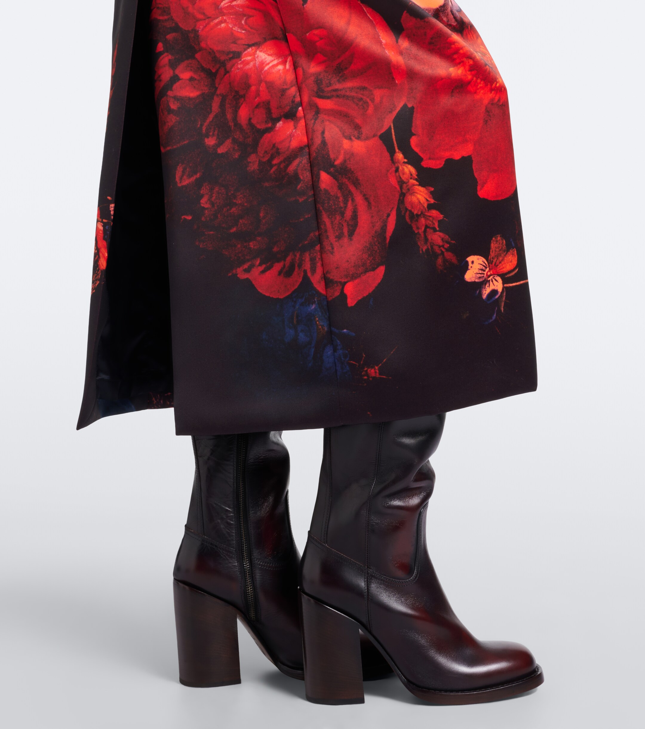 Dries Van Noten Dries Van Noten Floral midi skirt