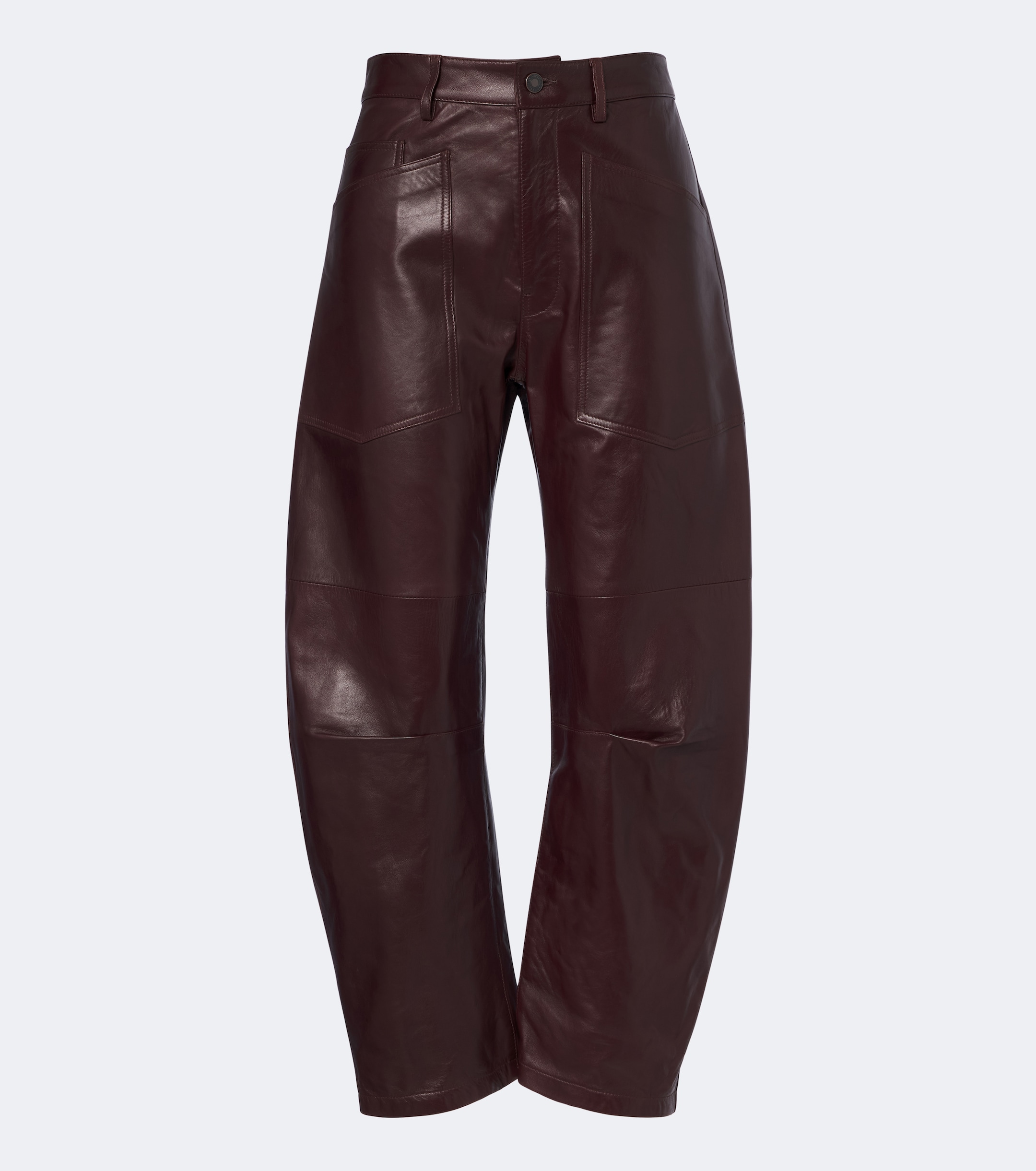 Nili Lotan Nili Lotan Shon leather barrel-leg pants