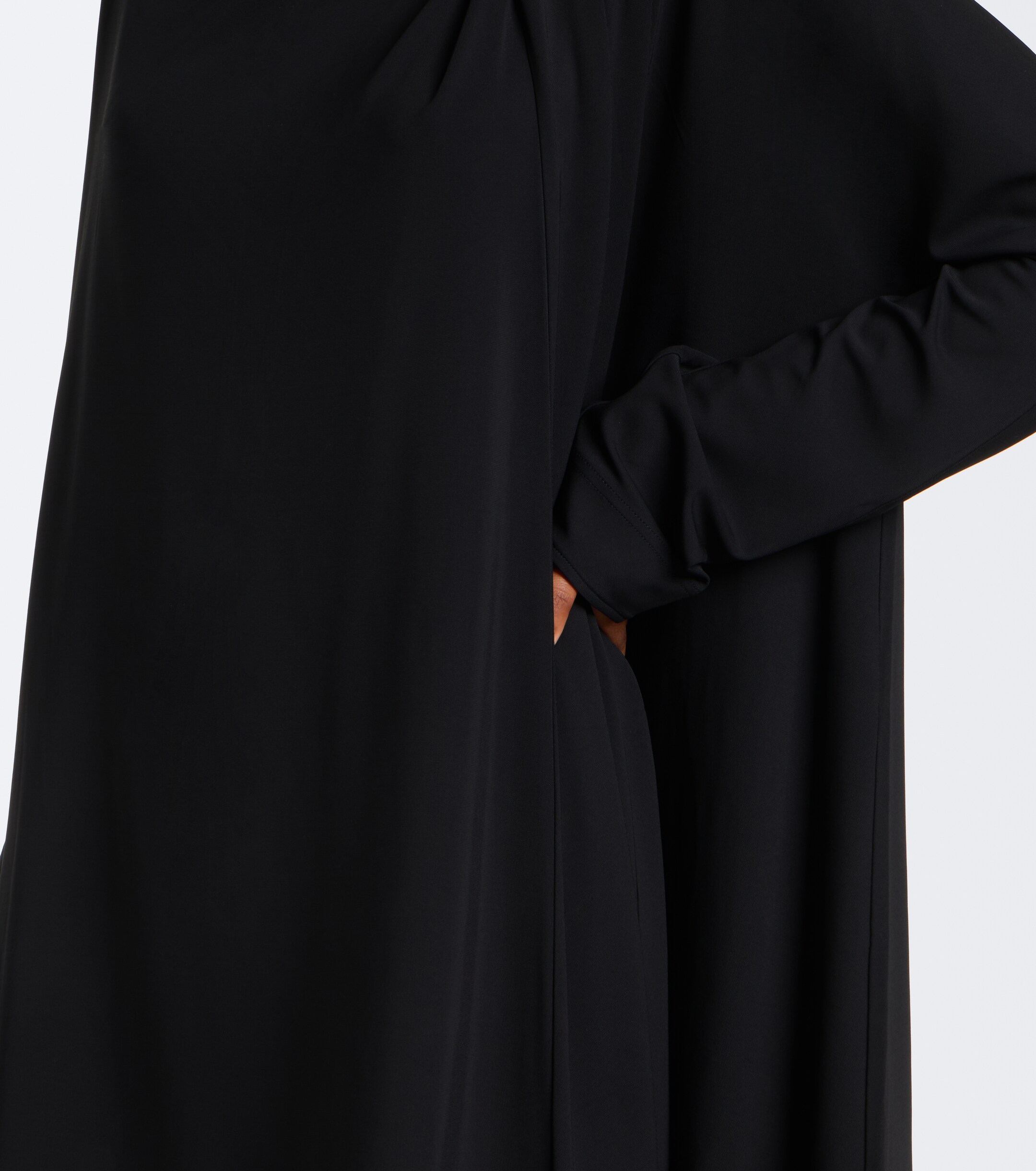 TOTEME Toteme Draped scarf-detail jersey minidress