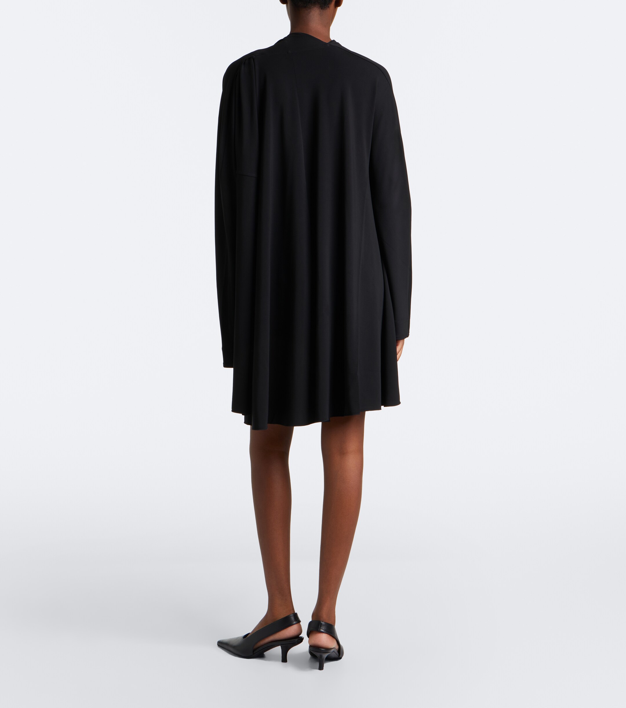 TOTEME Toteme Draped scarf-detail jersey minidress