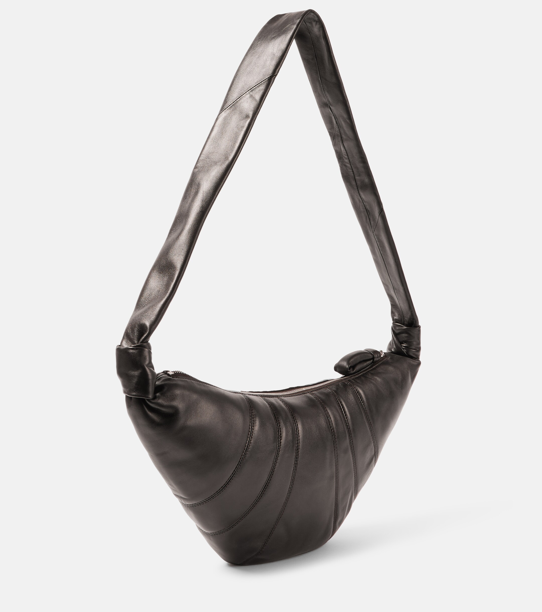 Lemaire Croissant leather shoulder bag