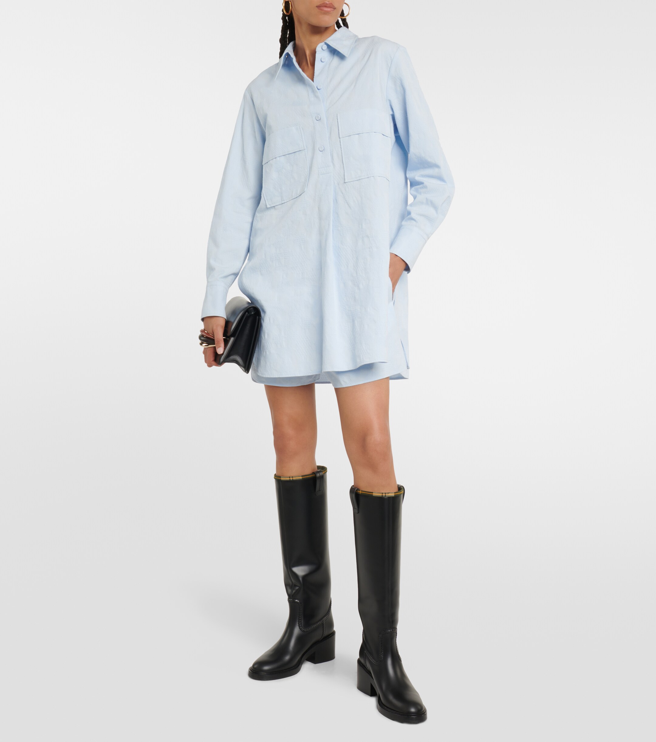 Chloé Renaissance Pique jacquard shirt