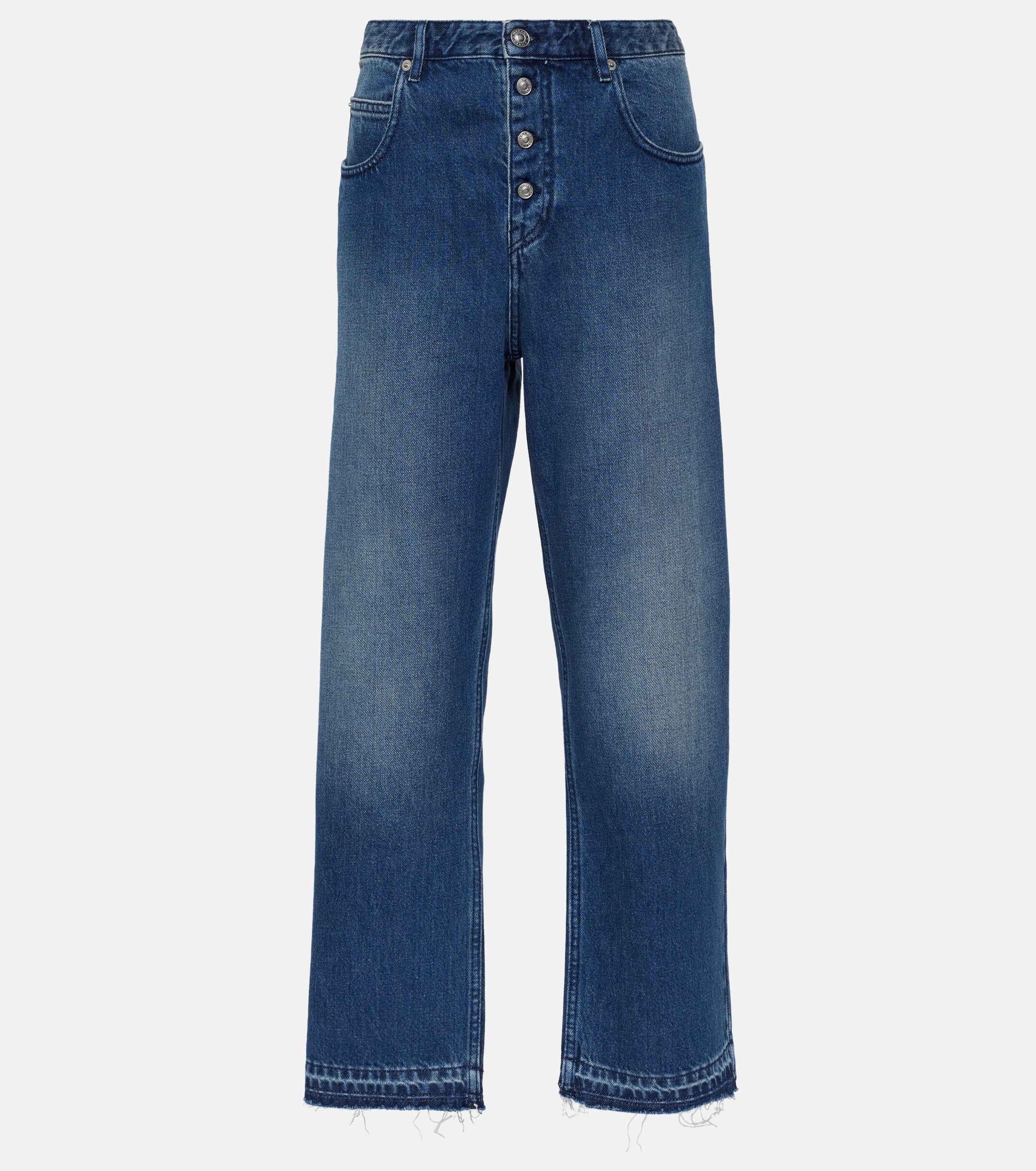Marant Étoile Belden high-rise straight jeans