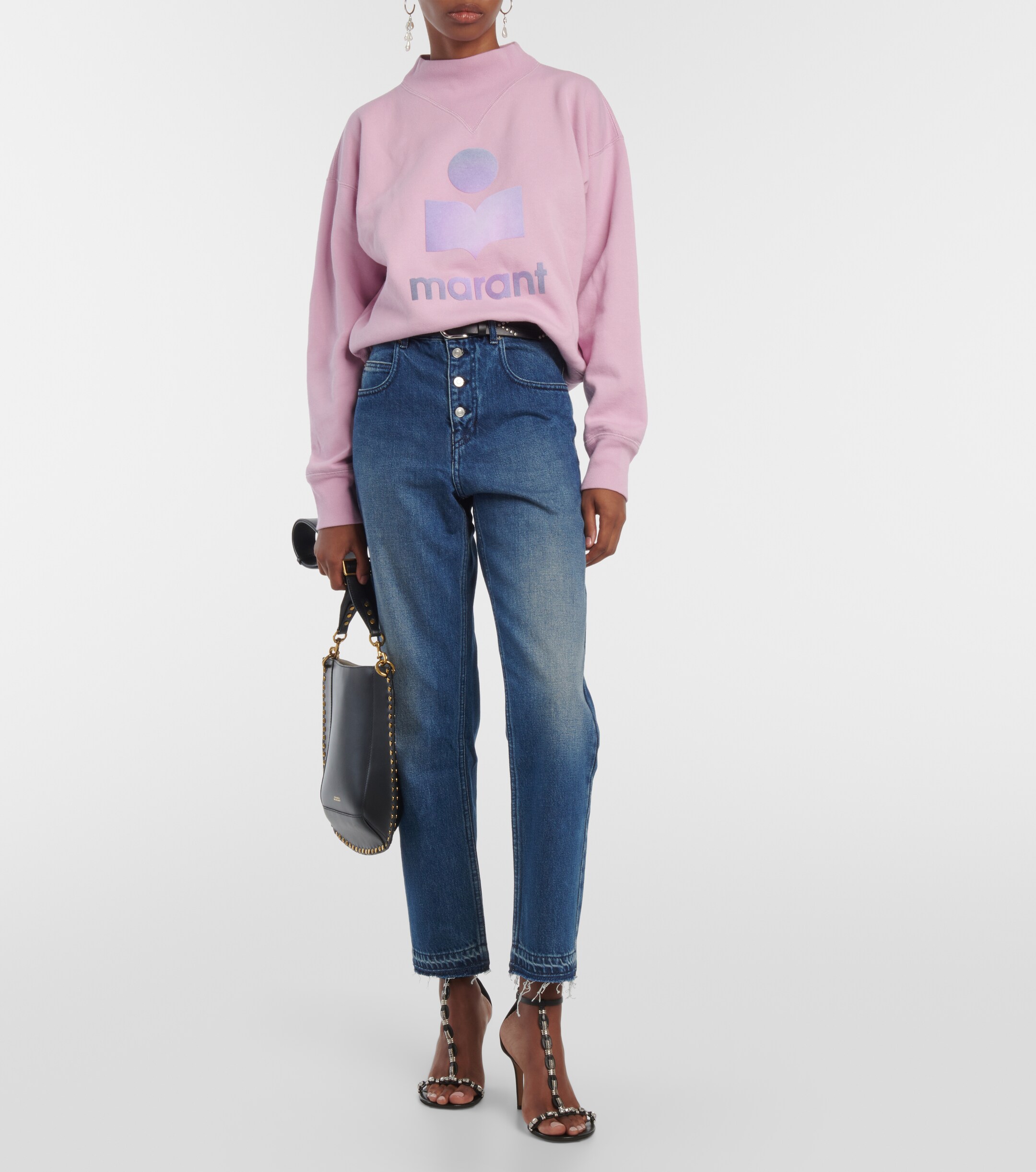 Marant Étoile Belden high-rise straight jeans