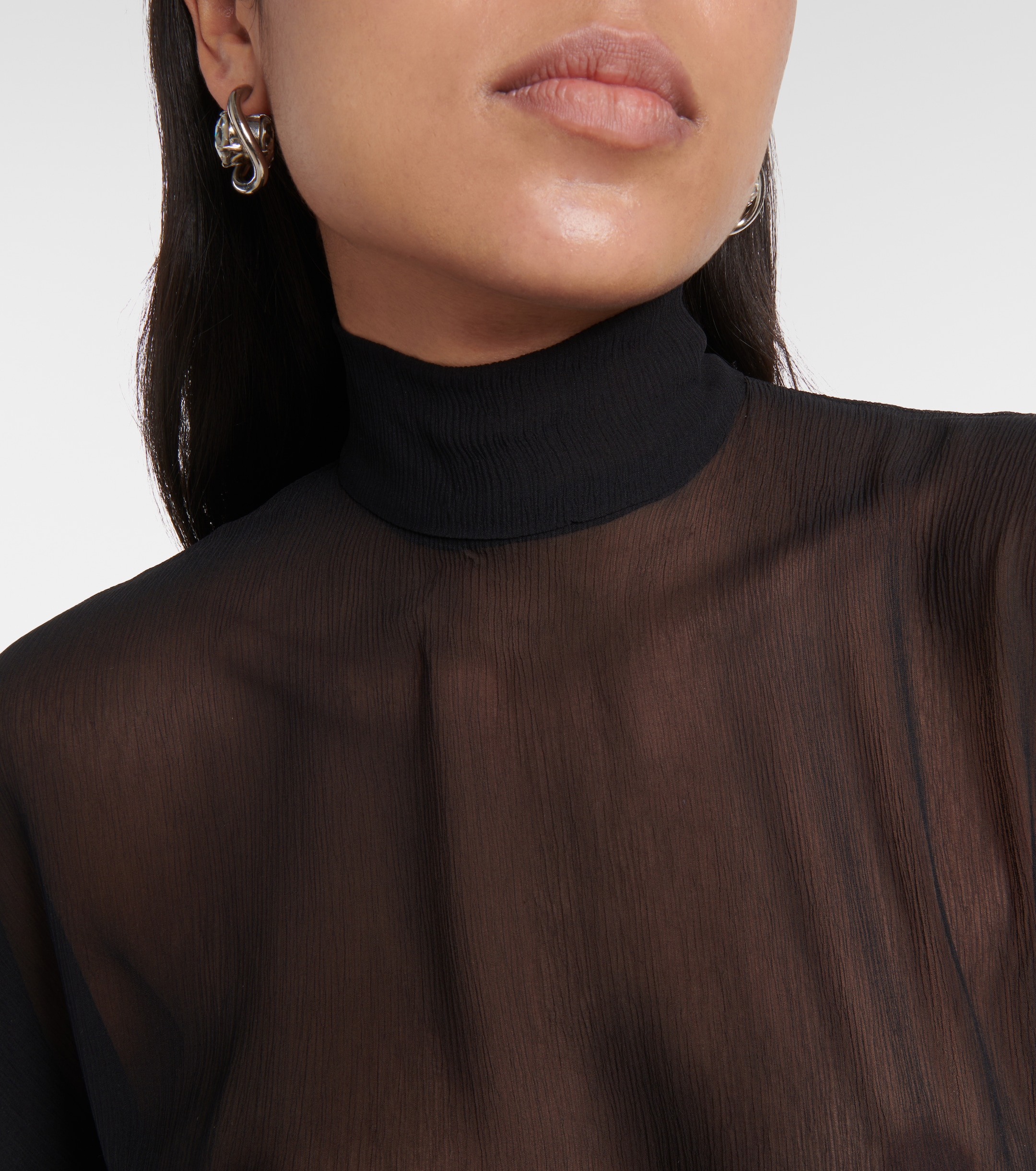 Taller Marmo Shangai silk gown