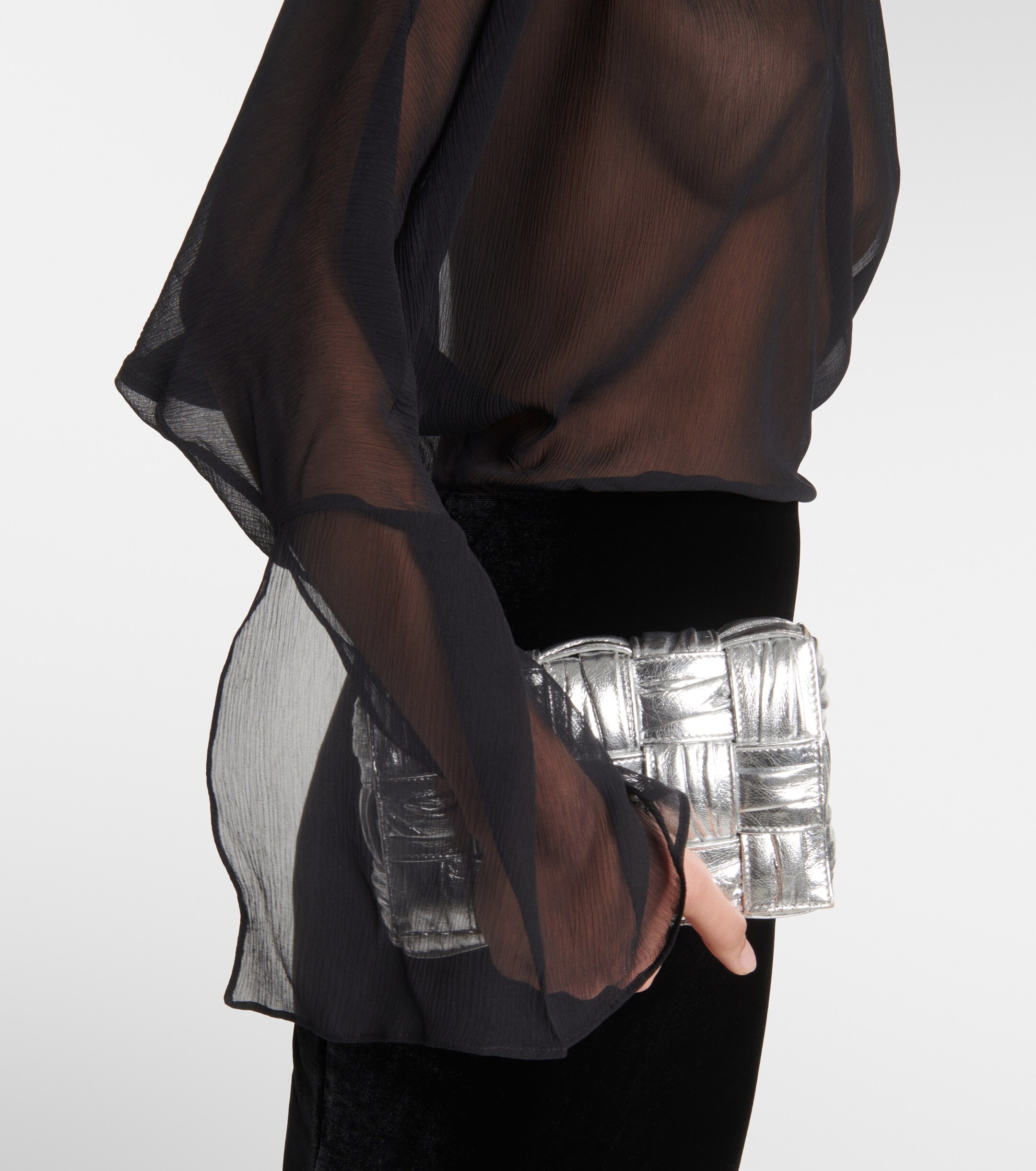 Taller Marmo Shangai silk gown