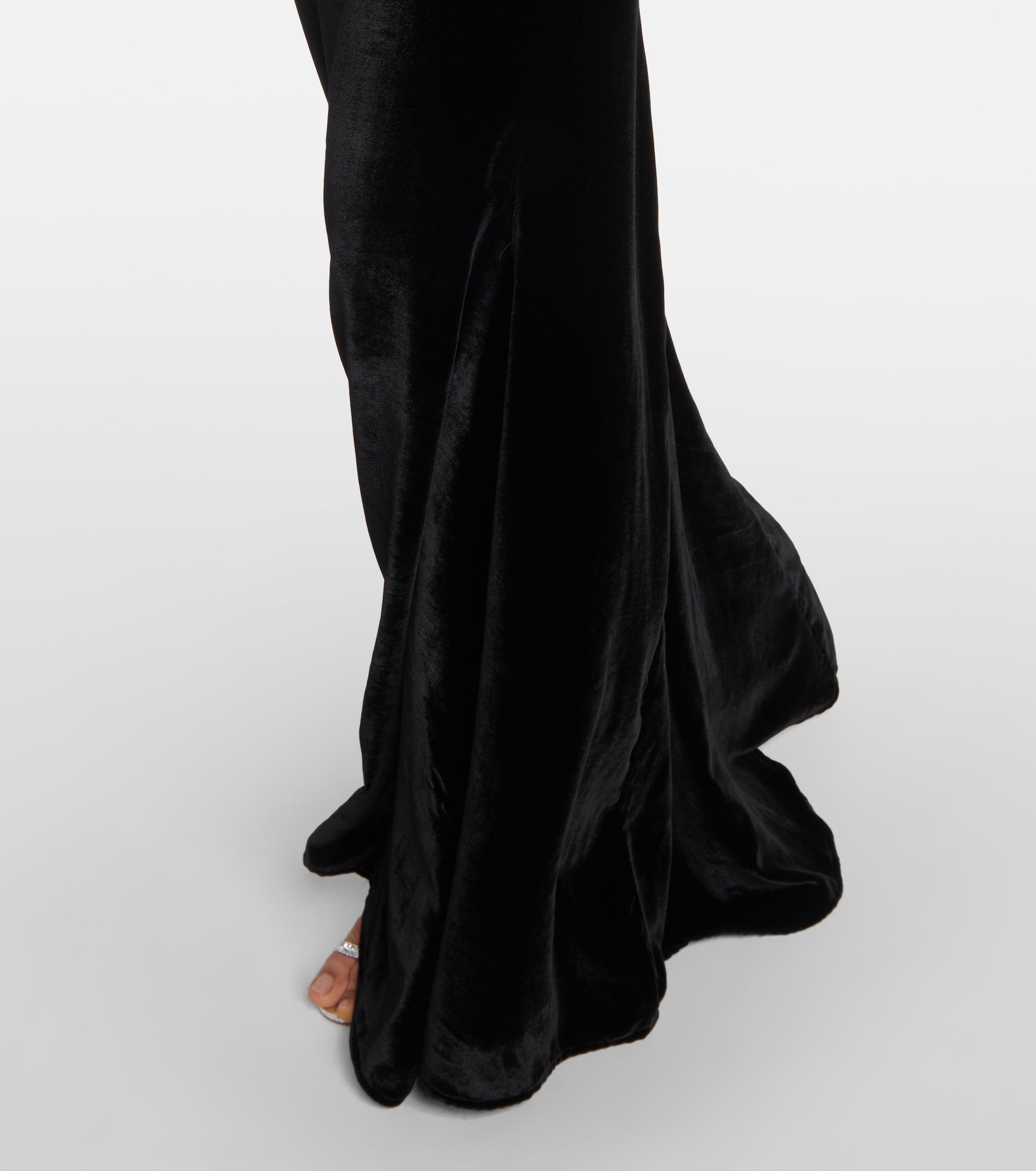 Taller Marmo Shangai silk gown