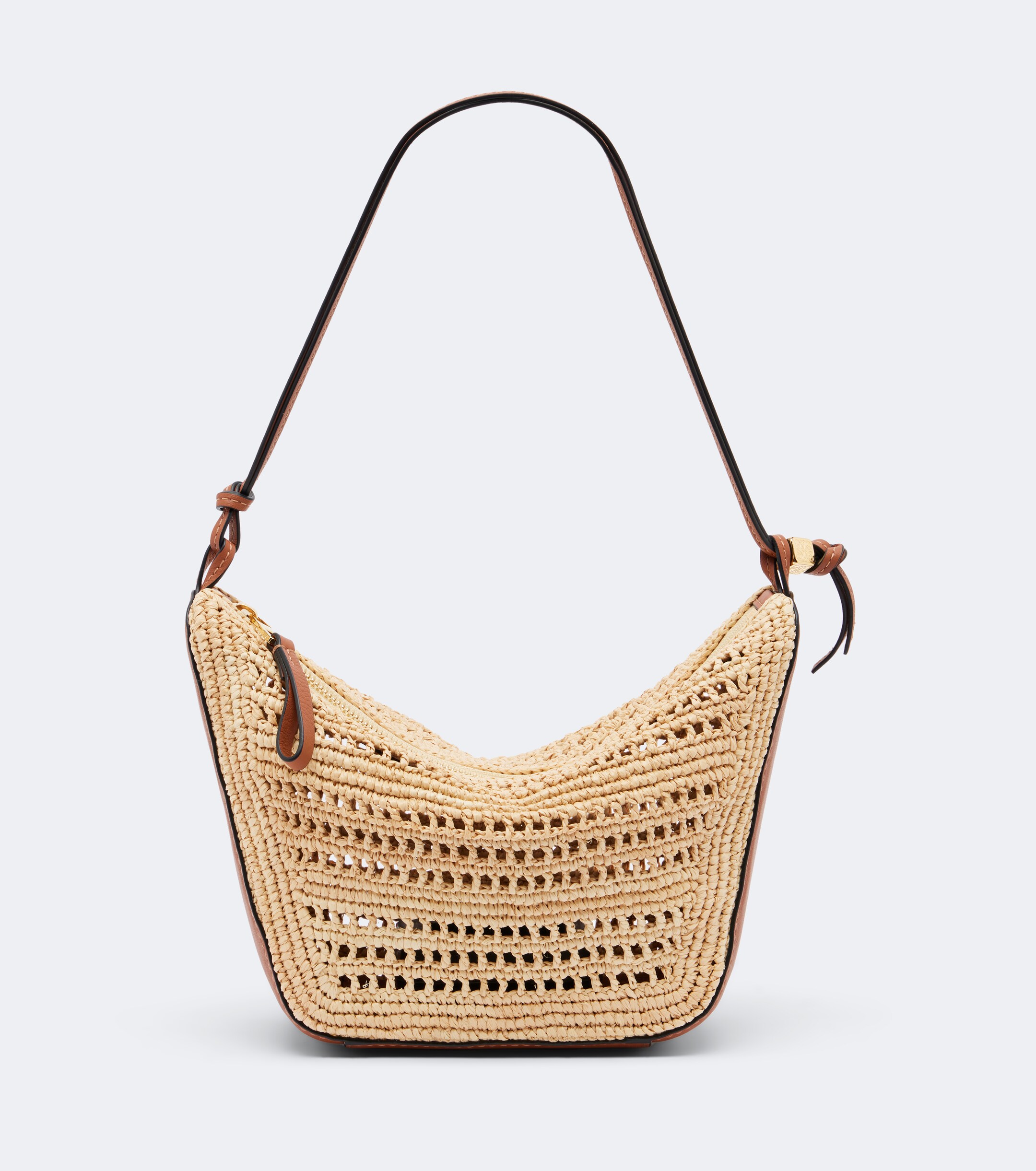 Loewe Hammock Mini raffia shoulder bag