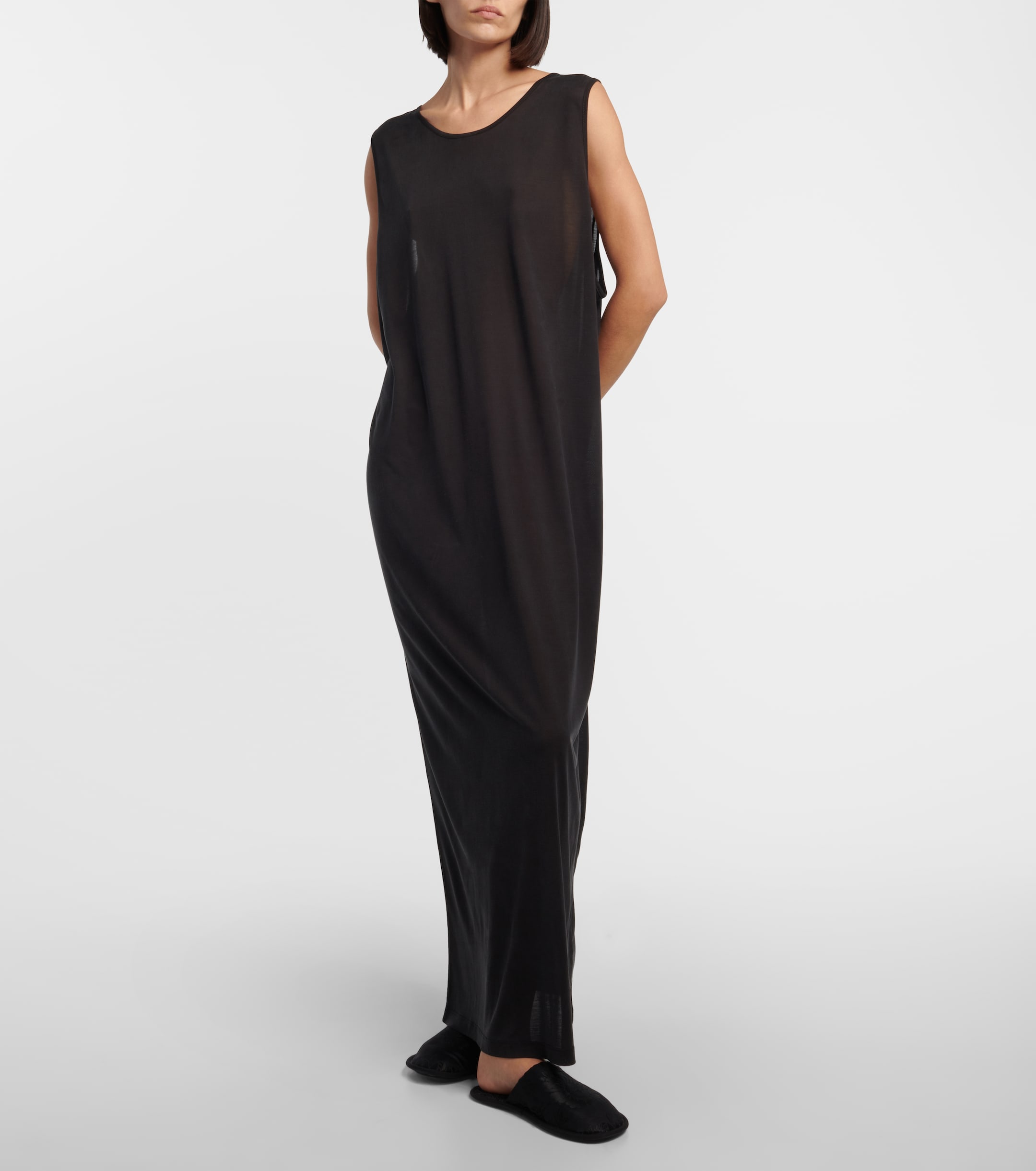 The Row Lidia silk maxi dress