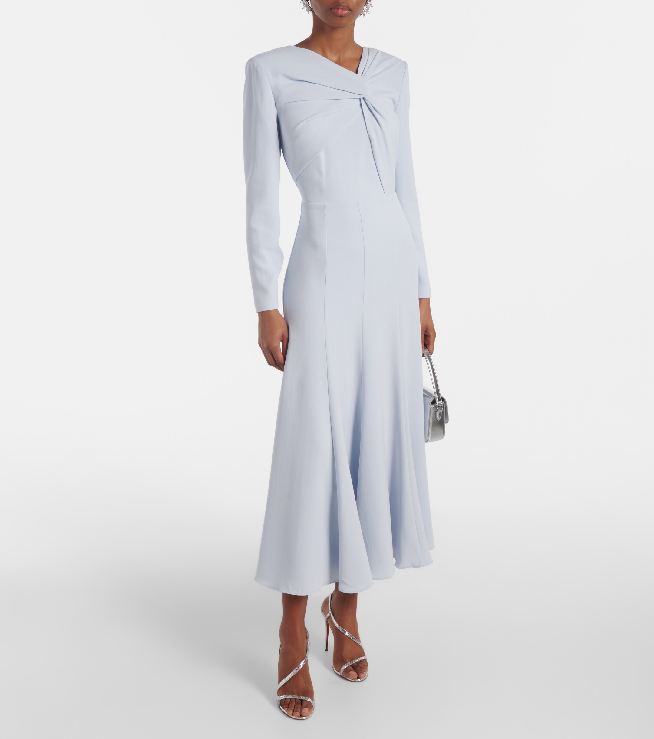 roland mouret grey dress Roland Mouret Delamere One-Shoulder Sequin Gown – Runway Catalog main image 0