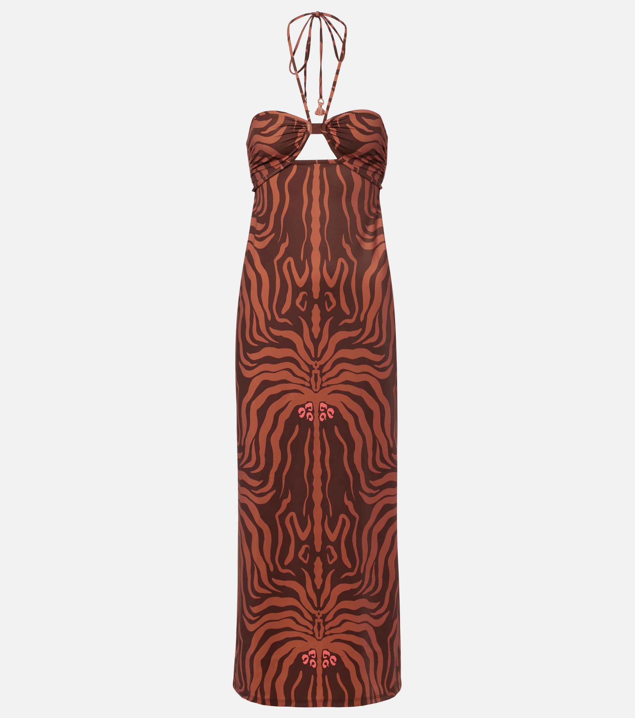 Johanna Ortiz Jungle Palms printed midi dress