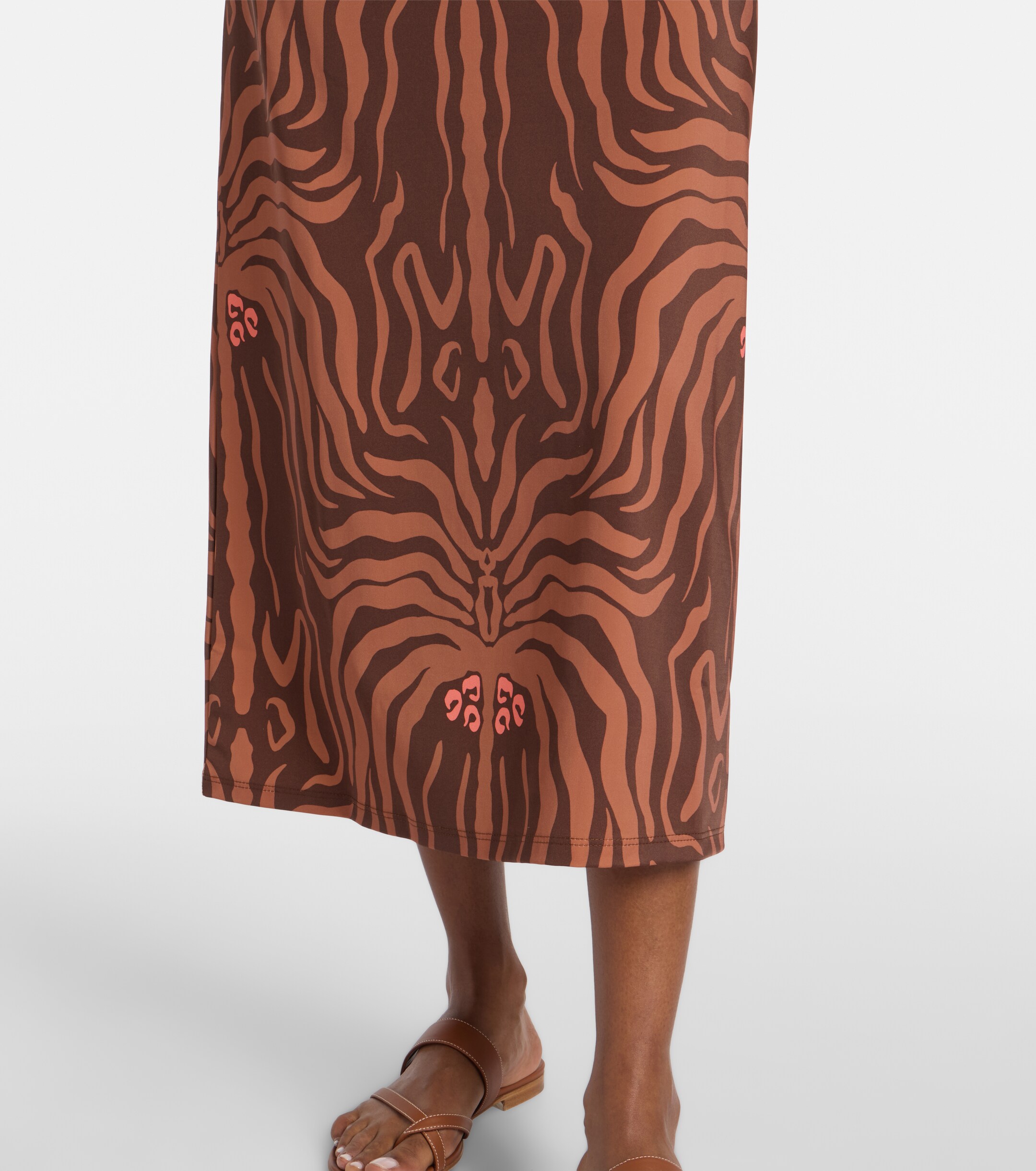 Johanna Ortiz Jungle Palms printed midi dress