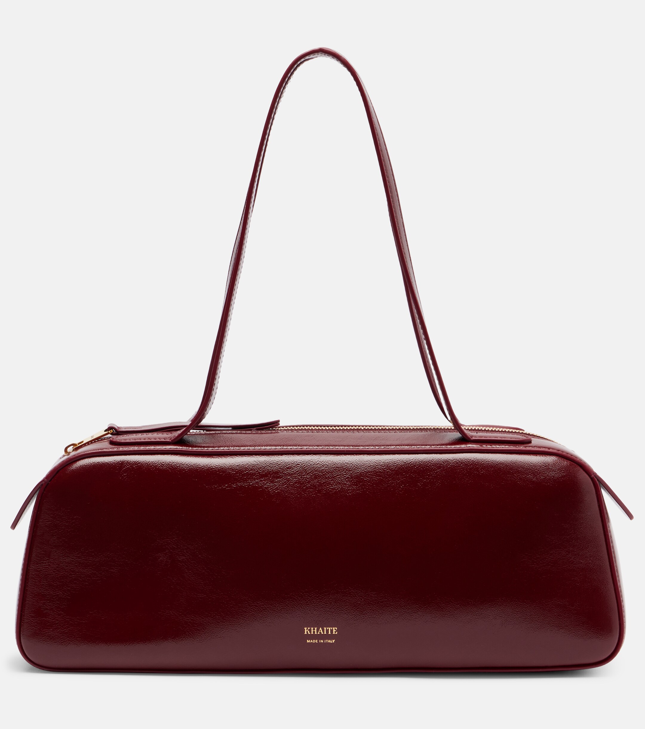 KHAITE Simona patent leather shoulder bag