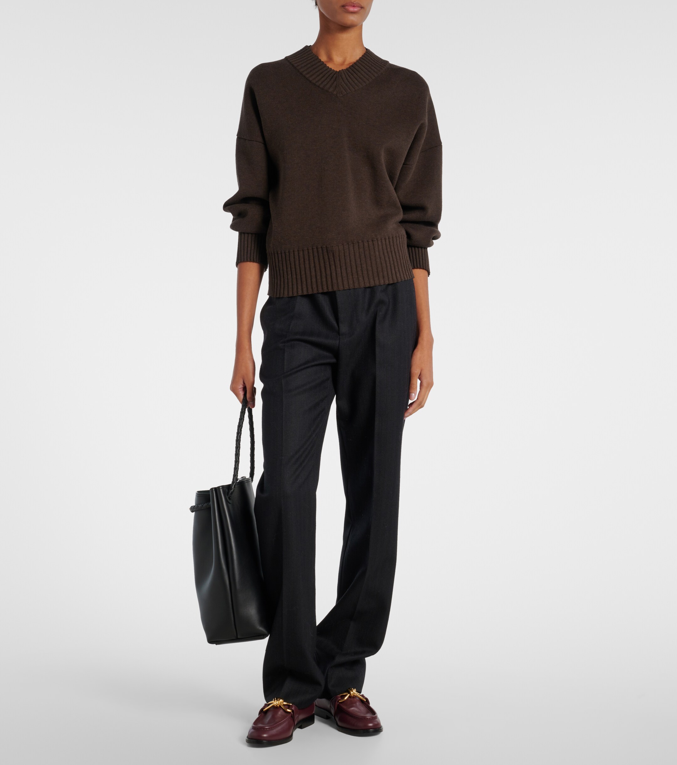 Bottega Veneta Andiamo Small leather bucket bag