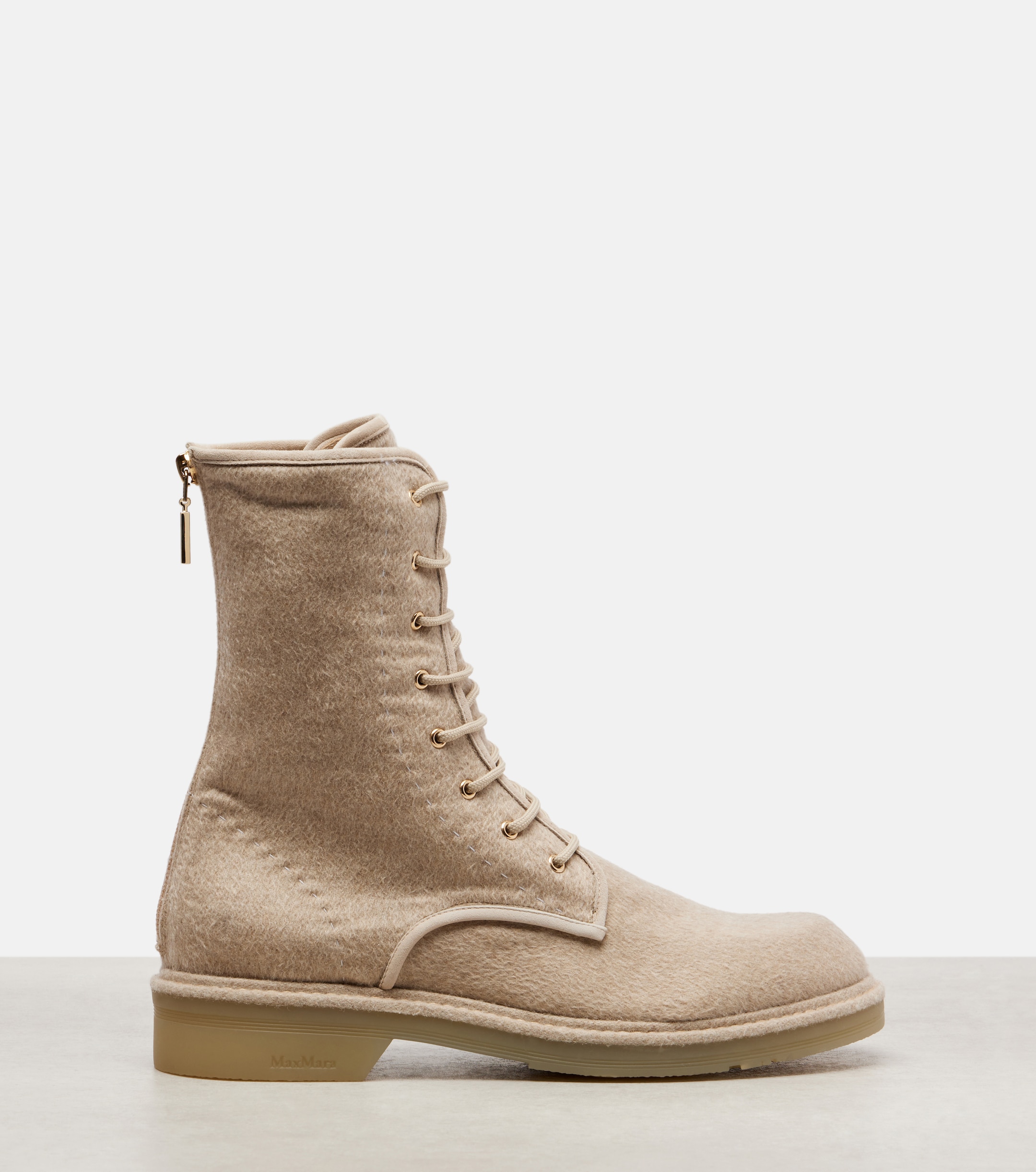 Max Mara - Baker cashmere combat boots | Plush Max Mara - Baker cashmere combat boots | Plush