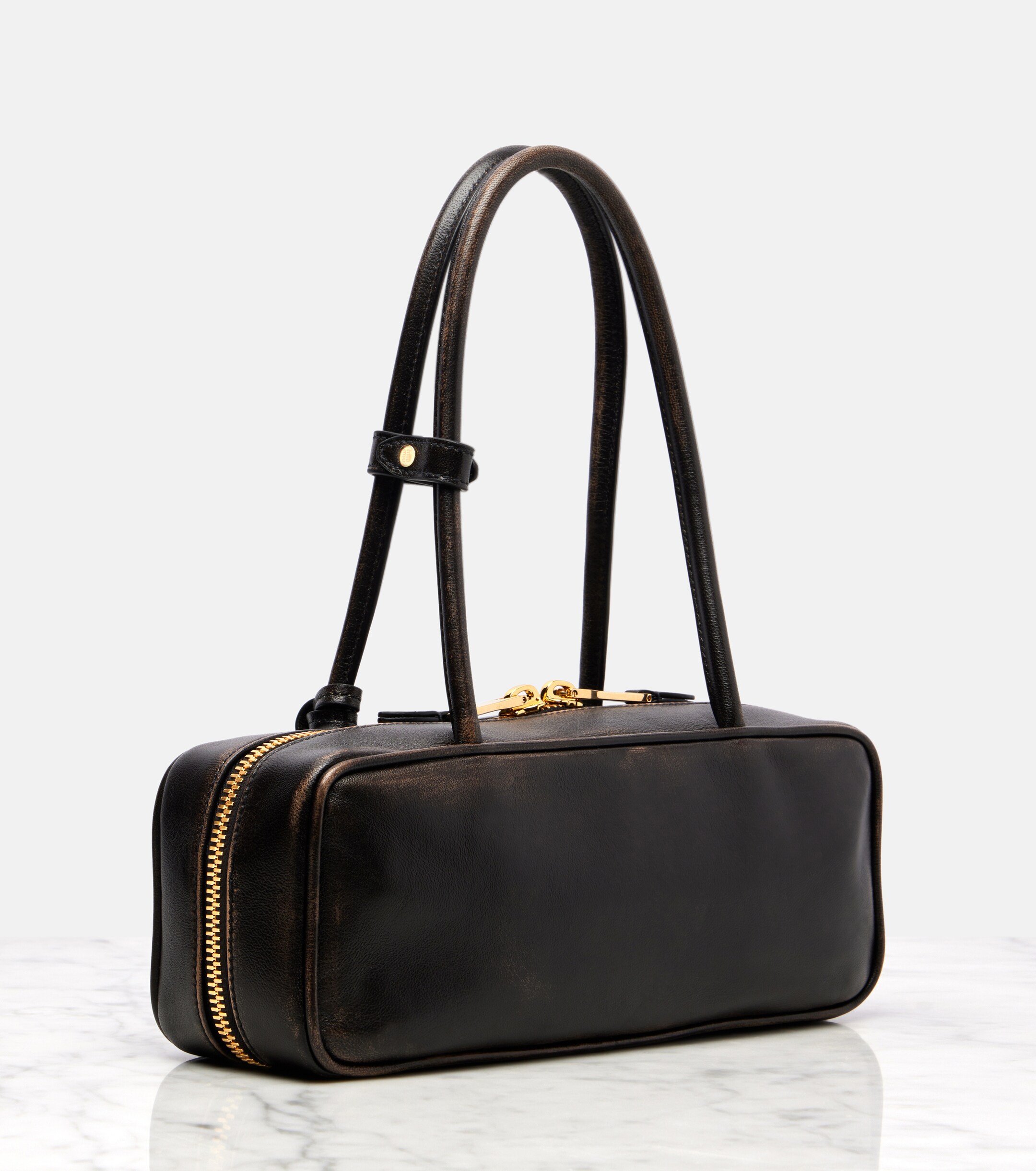Miu Miu Beau logo leather shoulder bag