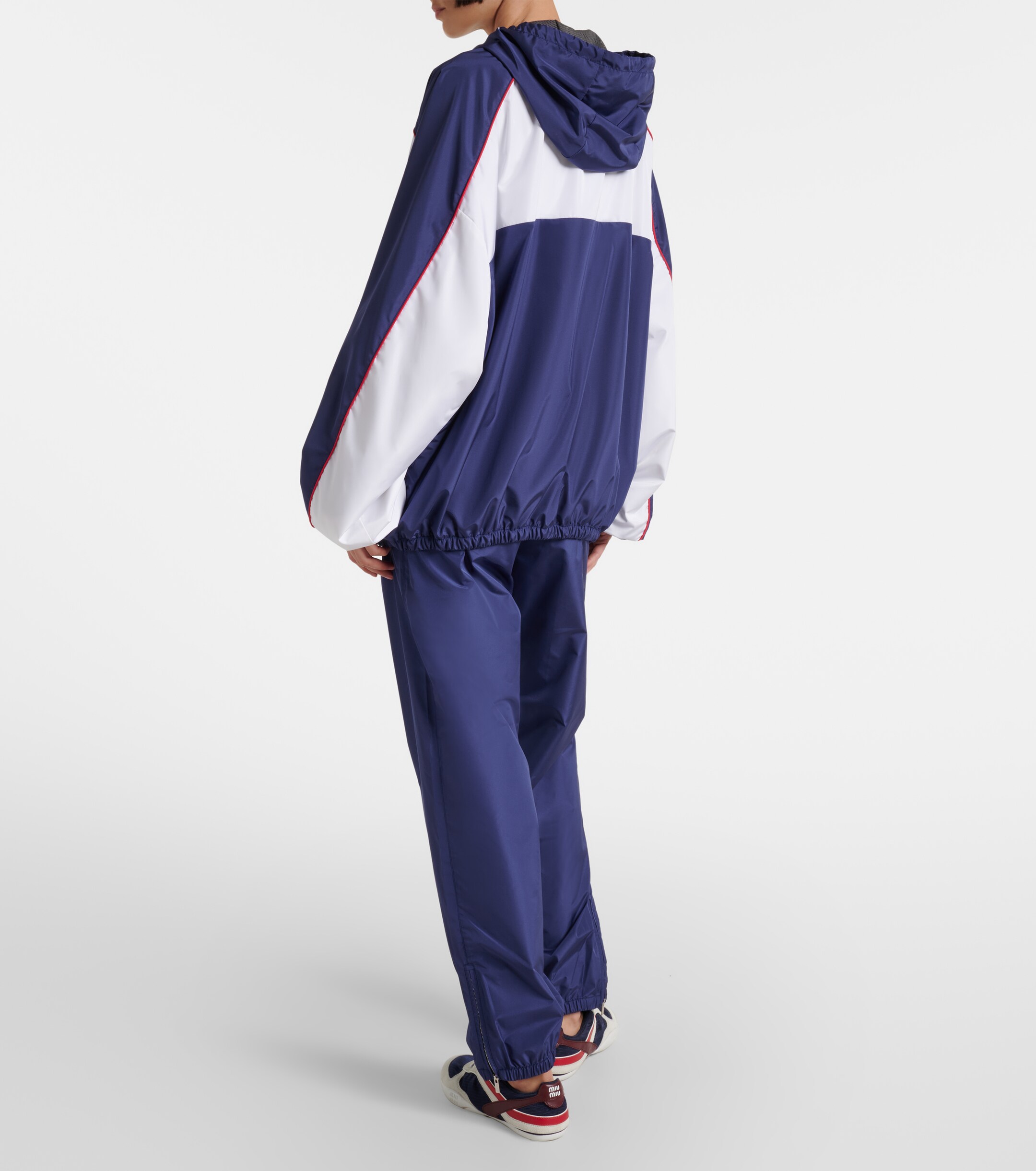 Miu Miu x New Balance poplin track pants