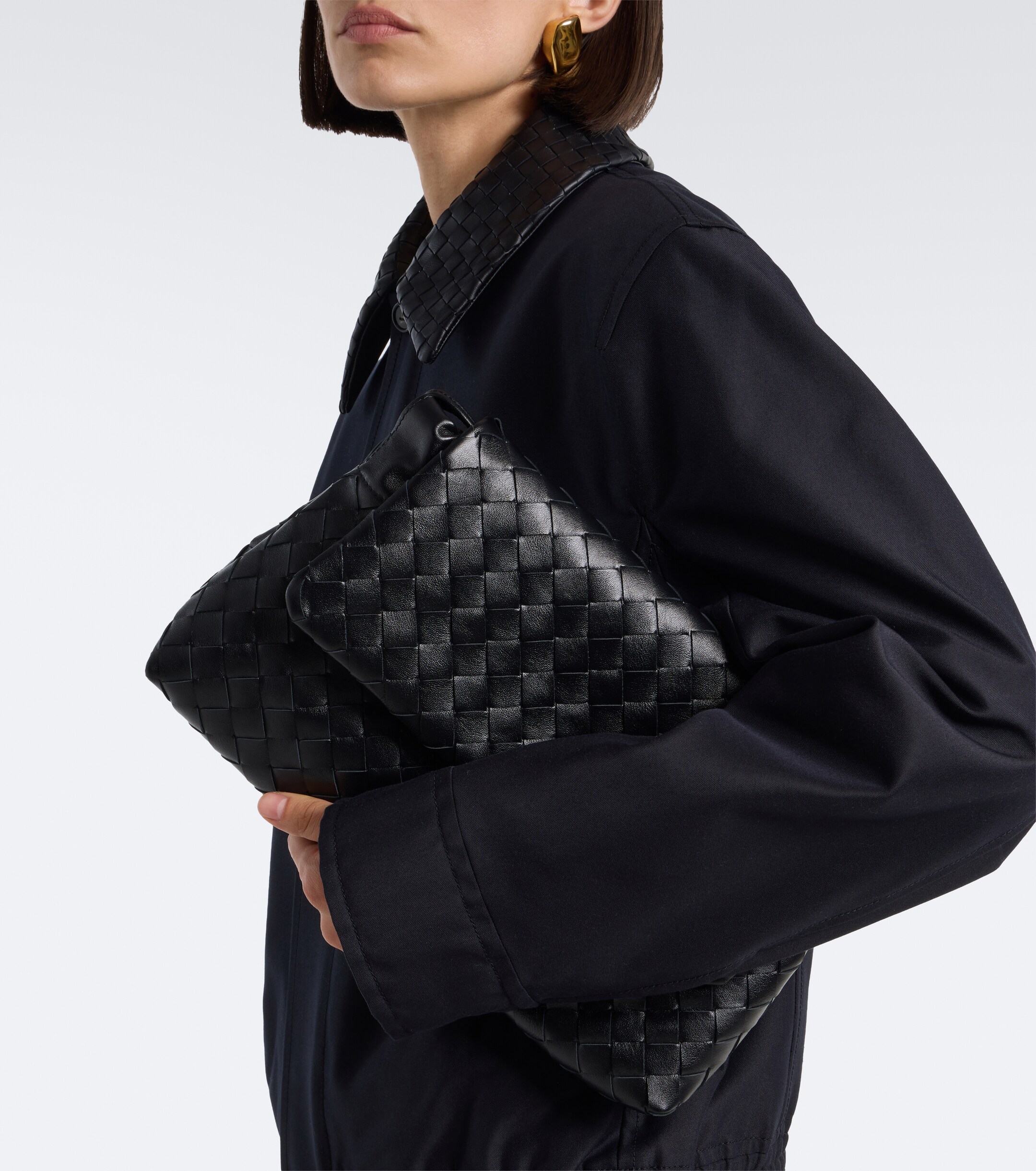 Bottega Veneta Giorno Small Intrecciato leather shoulder bag