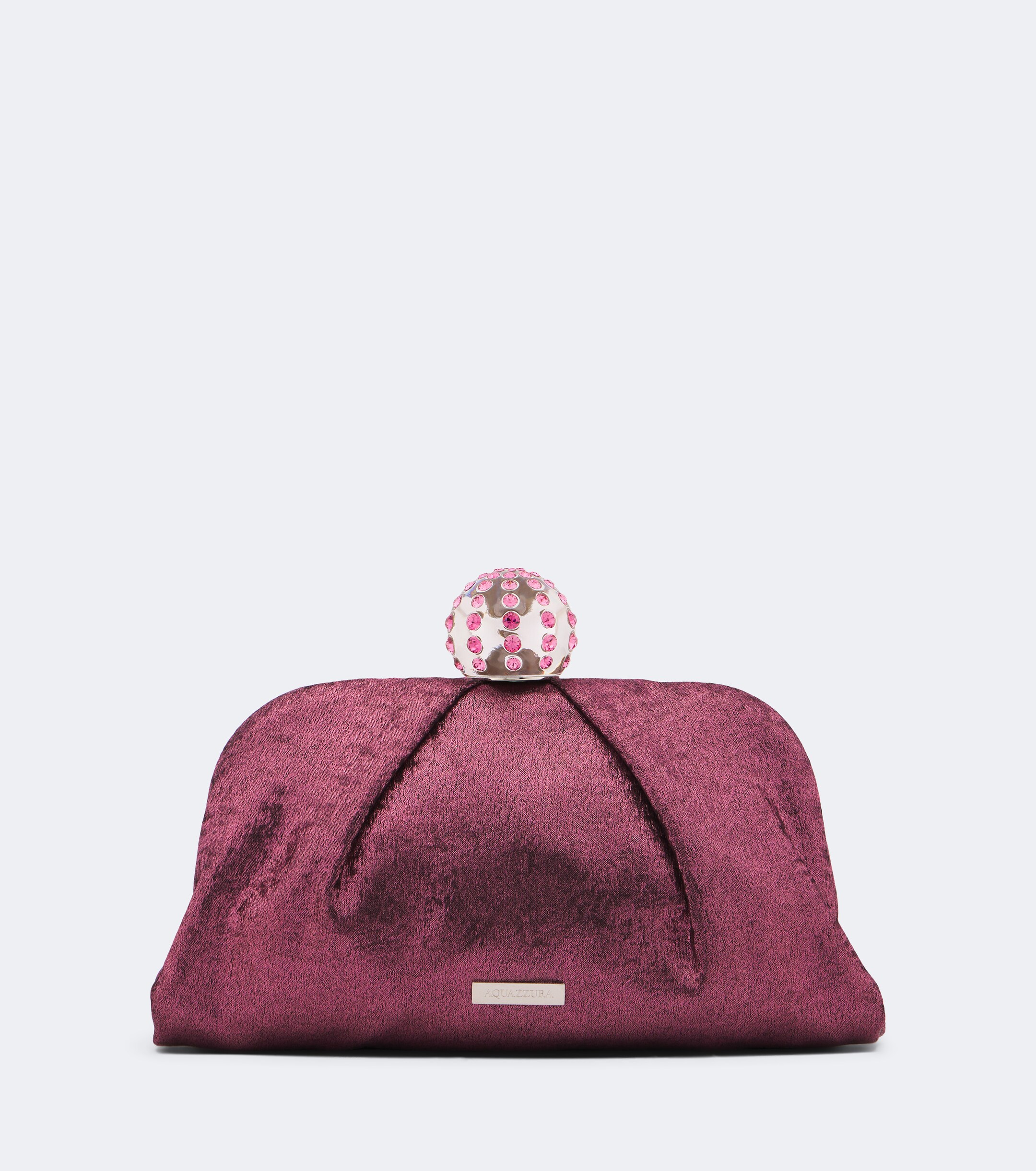 AQUAZZURA Aquazzura Tequila Mini embellished satin clutch