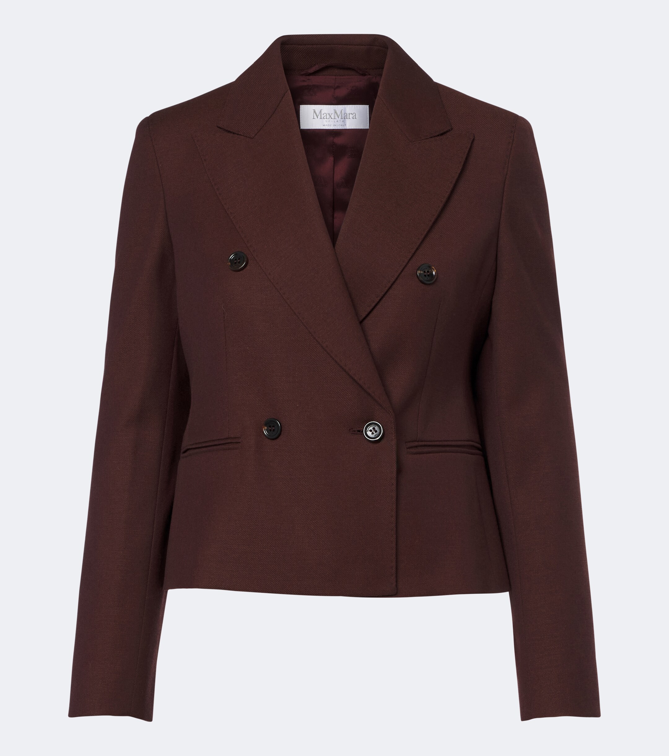 Max Mara Max Mara Double-breasted virgin wool blazer
