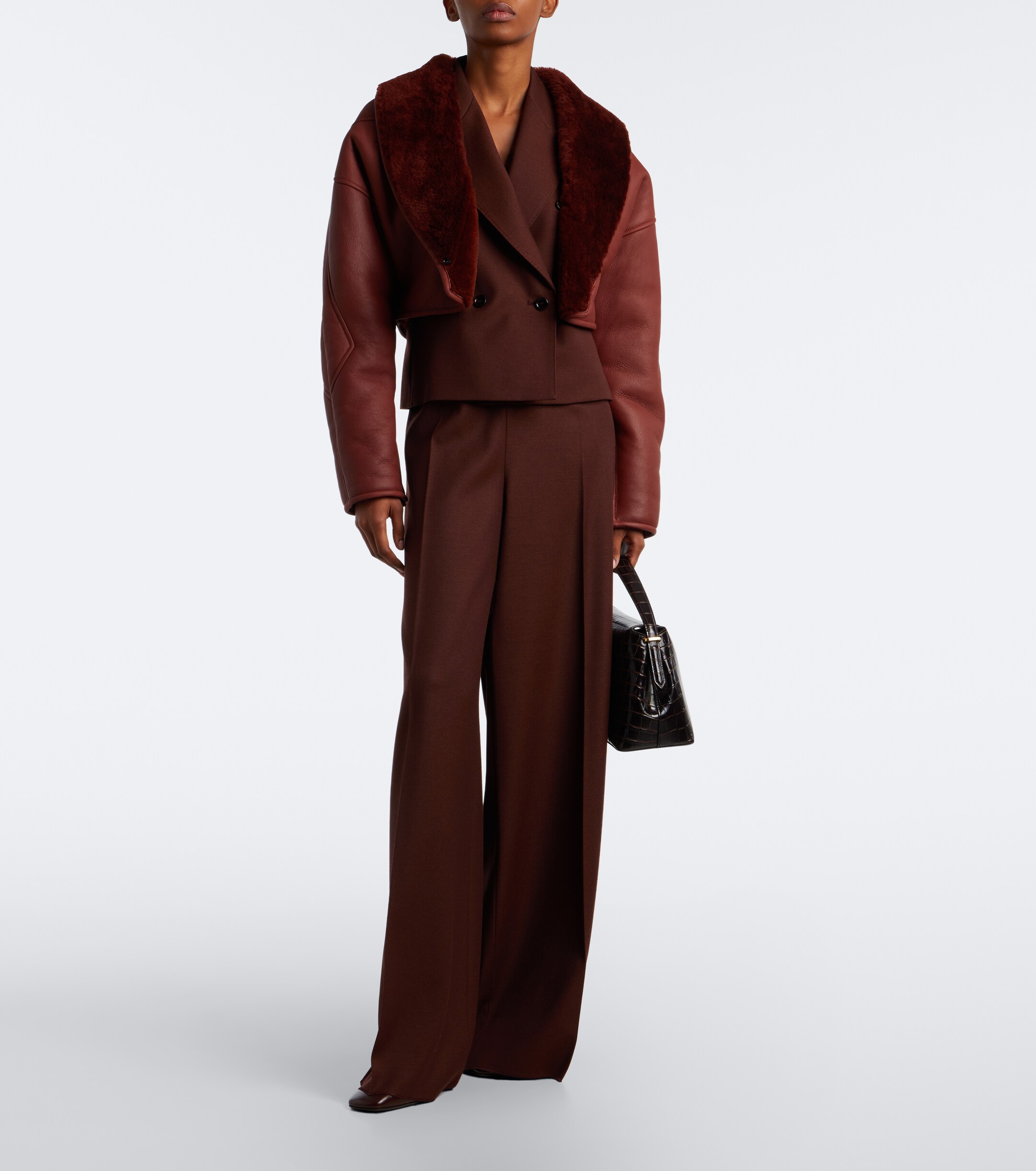 Max Mara Max Mara Double-breasted virgin wool blazer