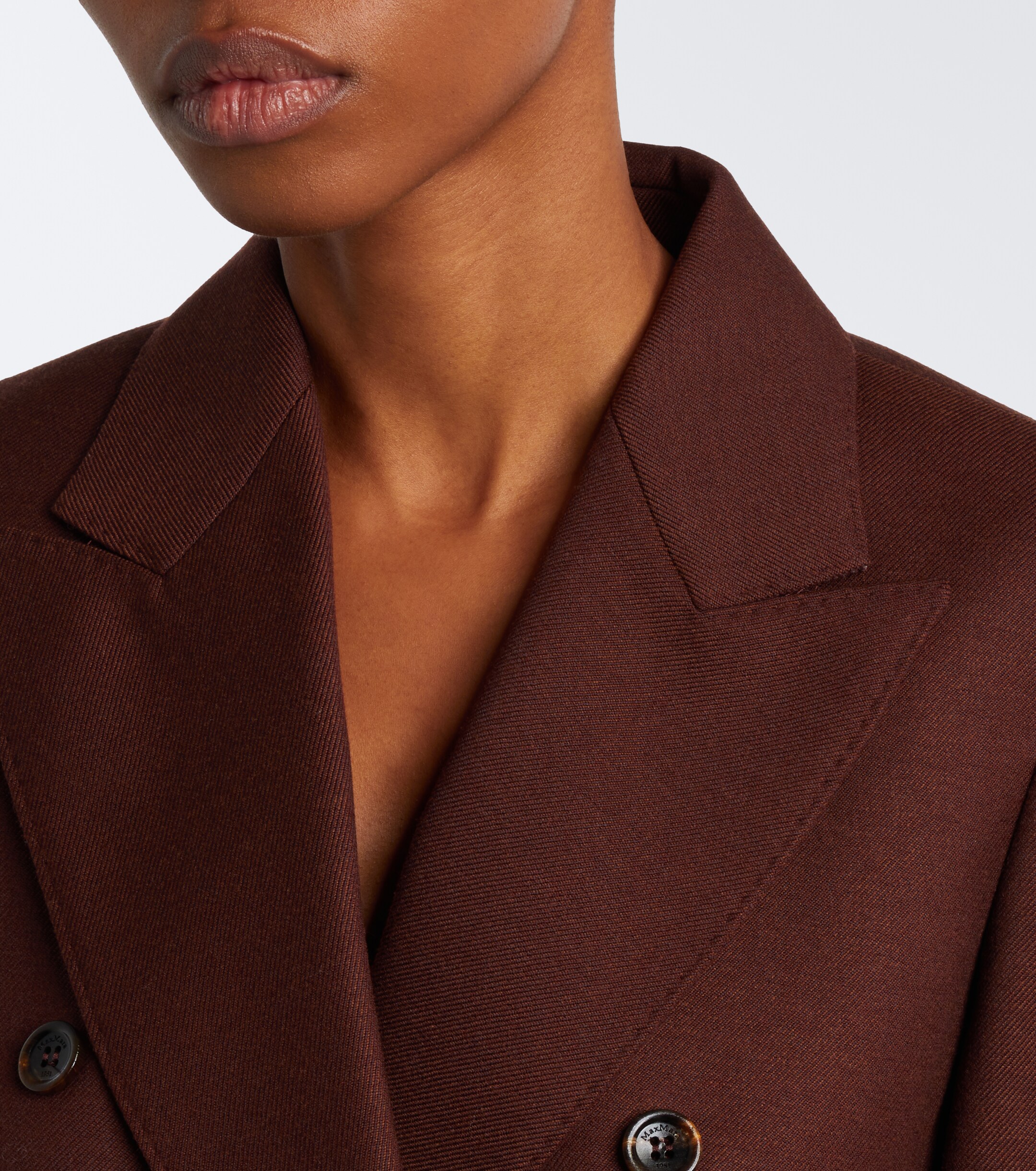 Max Mara Max Mara Double-breasted virgin wool blazer