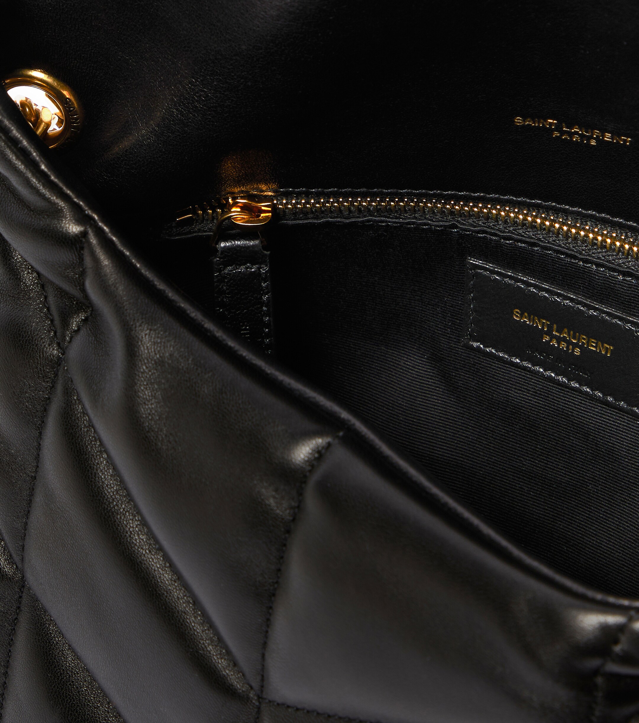 Saint Laurent Puffer Small leather shoulder bag