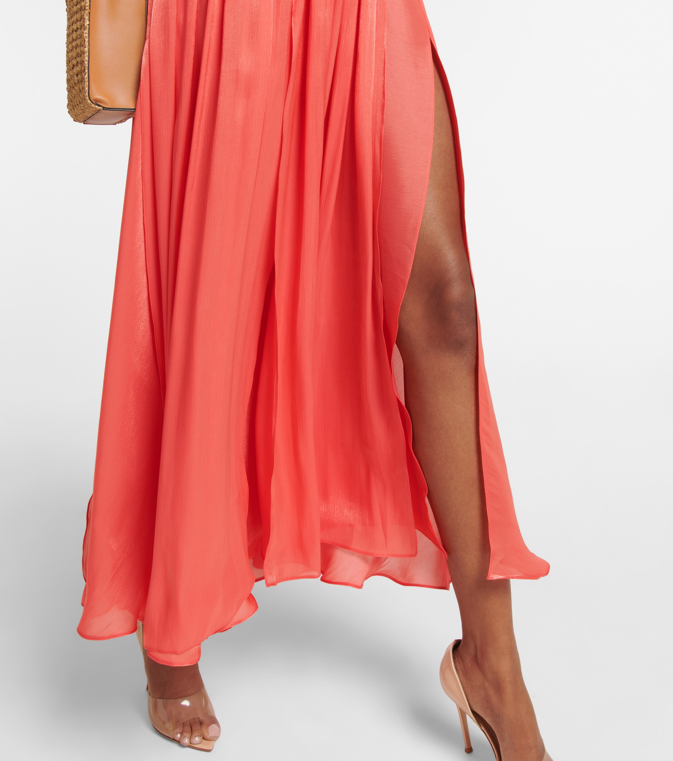 Costarellos Brennie georgette midi dress