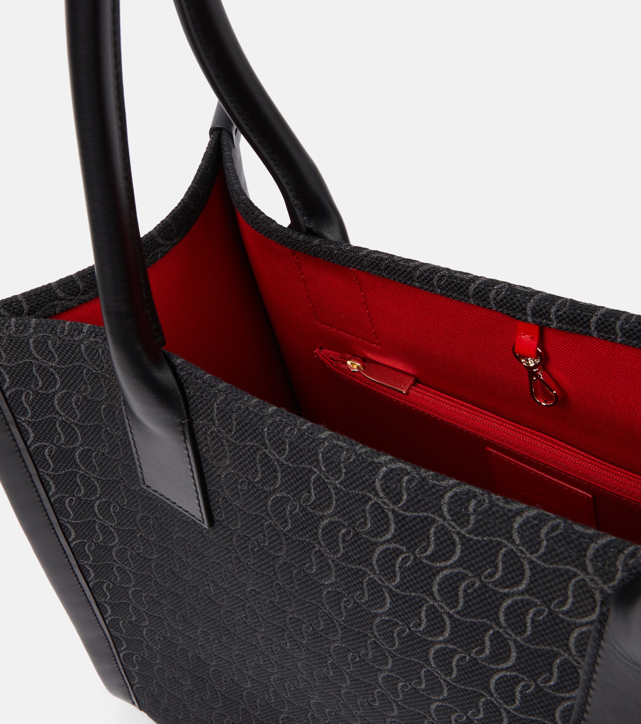 CHRISTIAN LOUBOUTIN By My Side E/W Large canvas tote bag