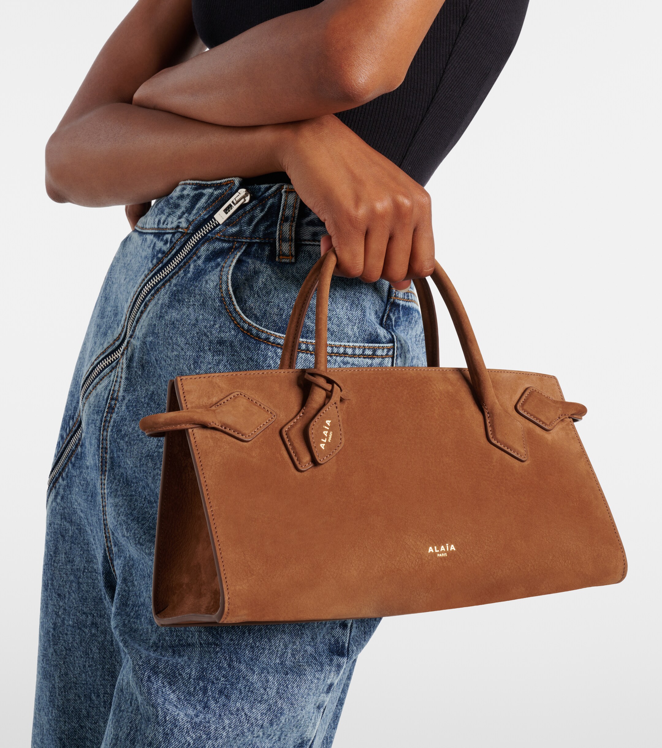 Alaïa Suede tote bag