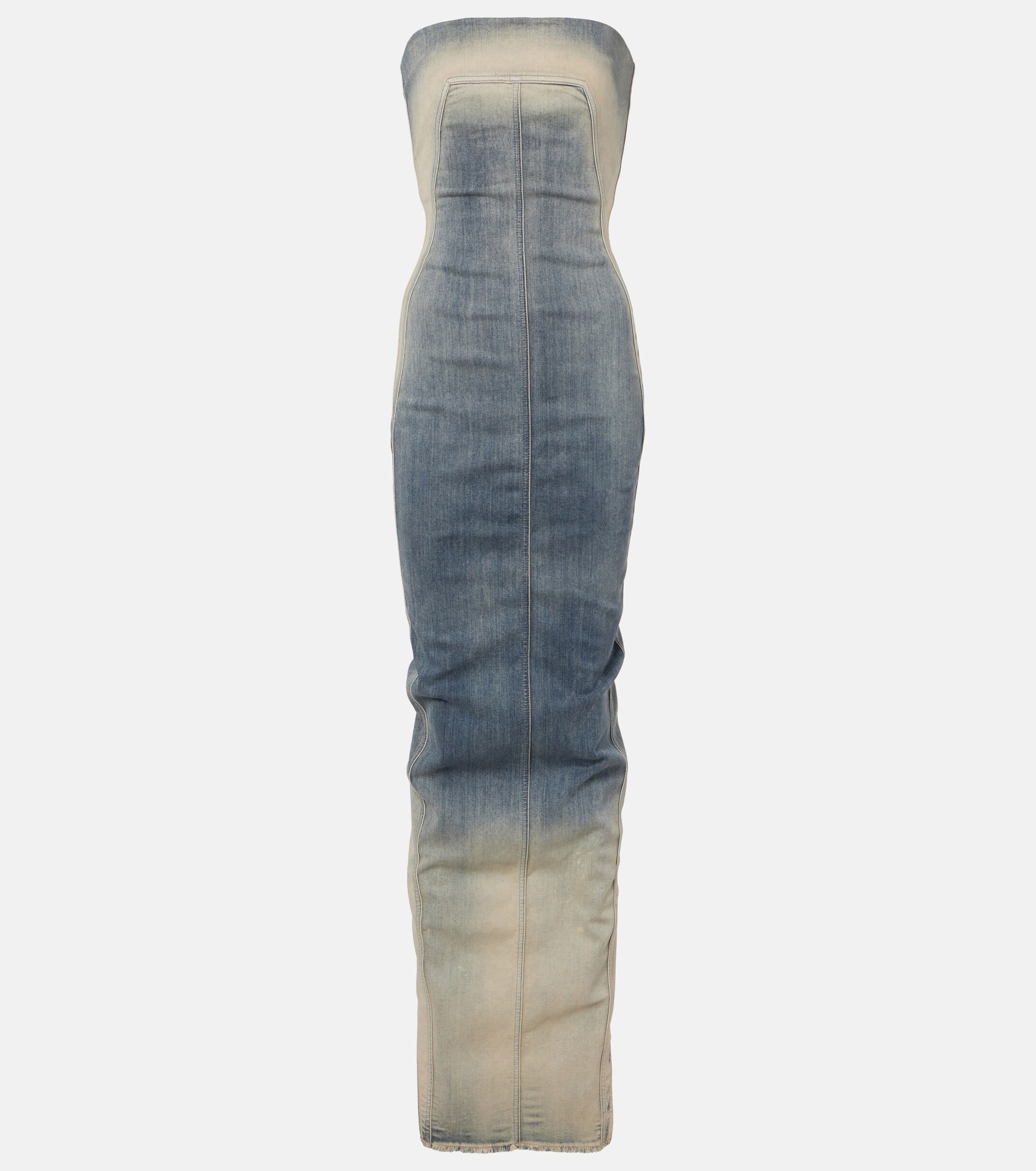 Rick Owens Denim bustier dress thumbnail