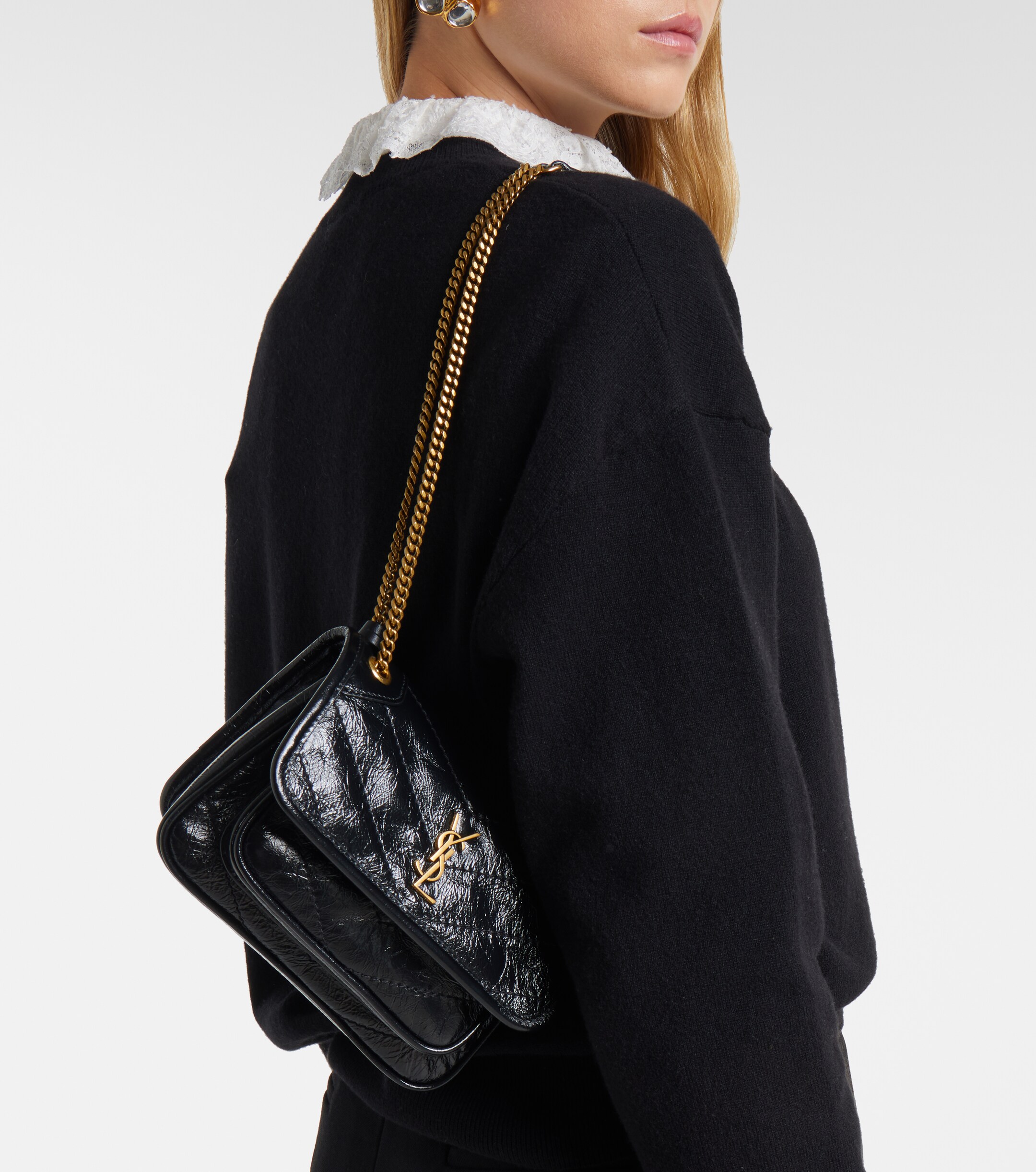 Saint Laurent Niki Mini leather crossbody bag