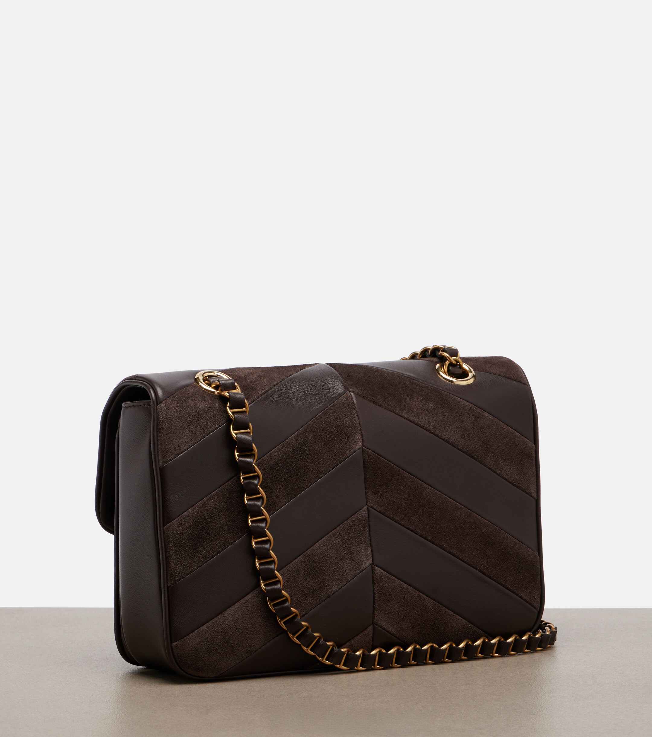 Valentino Garavani Djuna Medium chevron leather shoulder bag thumbnail