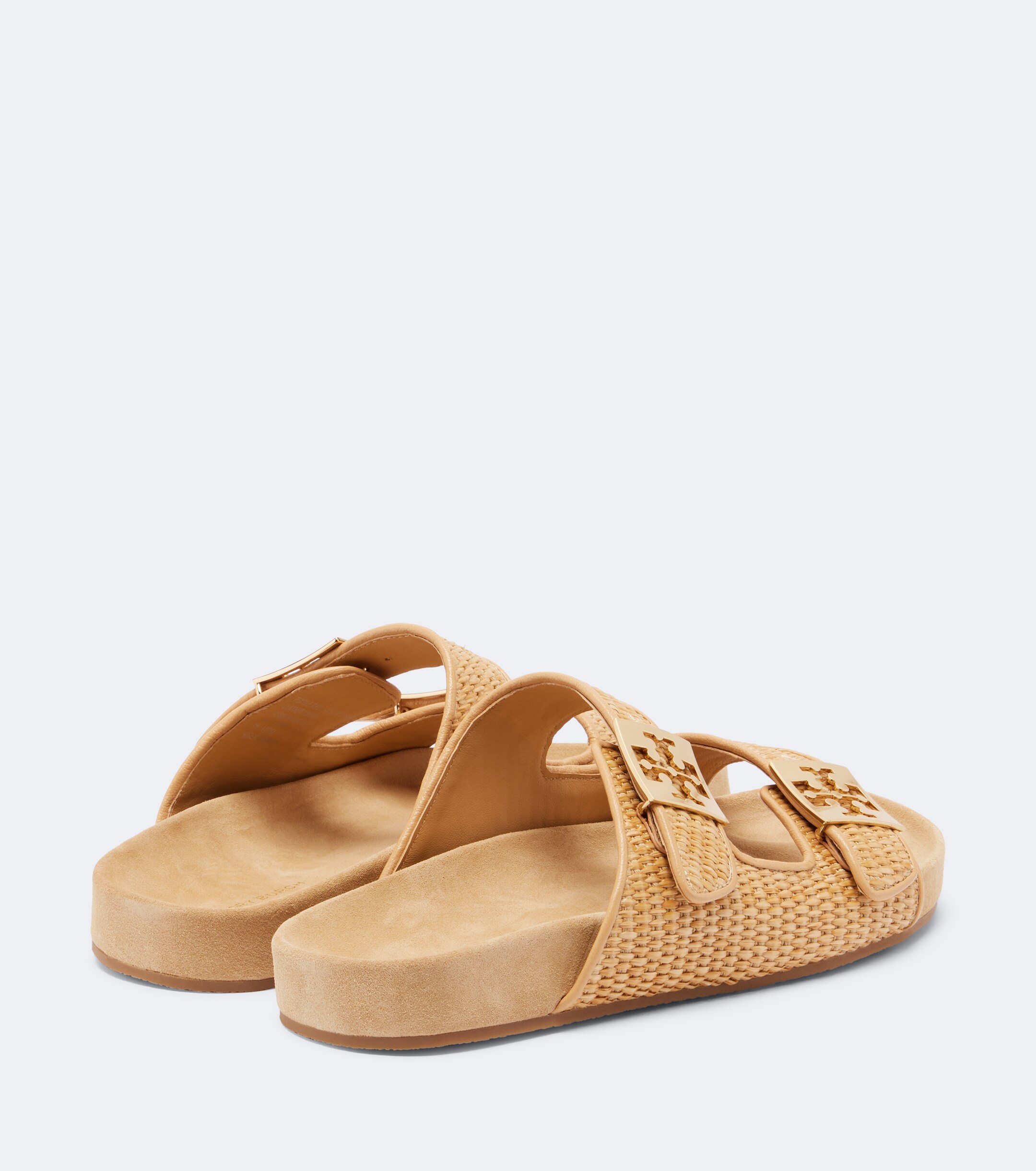 Tory Burch Tory Burch Mellow raffia-effect slides