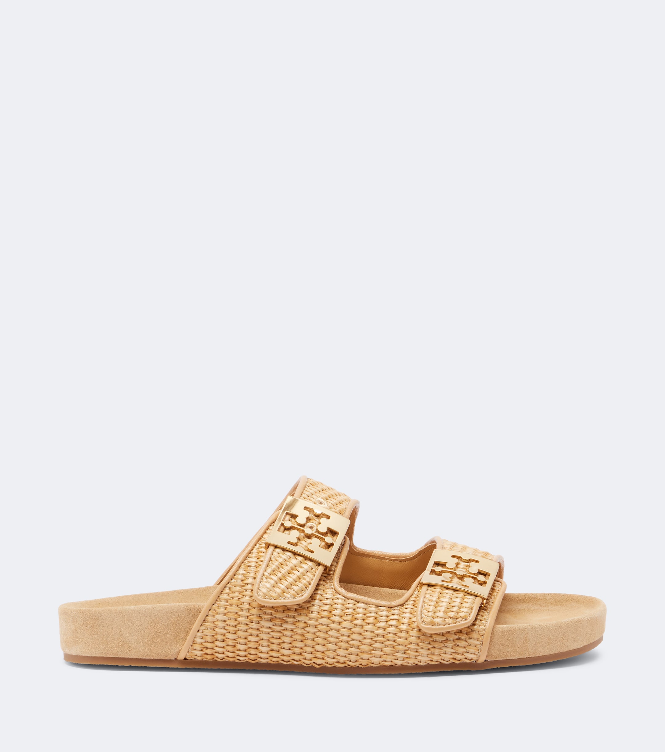 Tory Burch Tory Burch Mellow raffia-effect slides