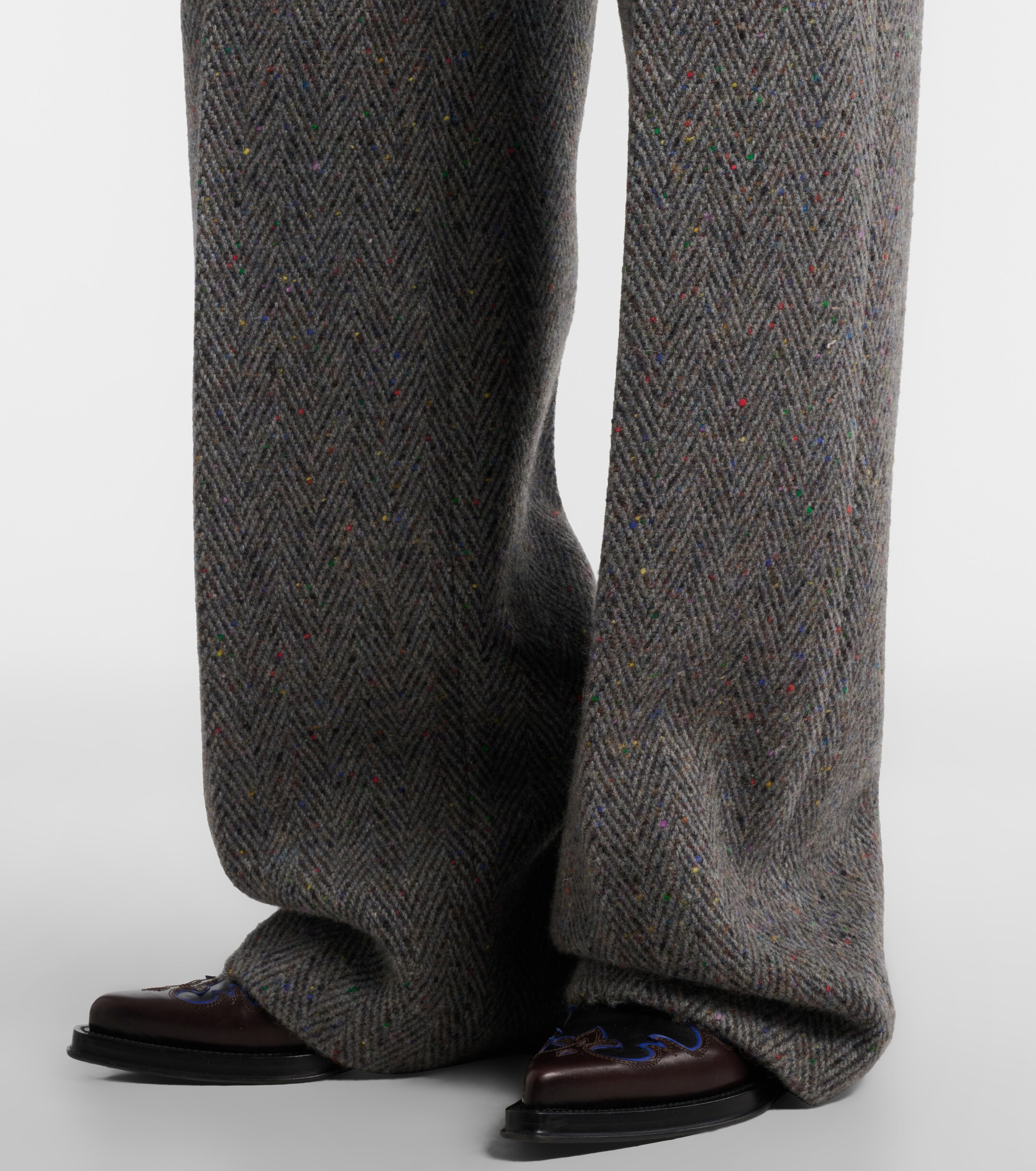 Gabriela Hearst Gabriela Hearst Norman belted cashmere and wool wide-leg pants