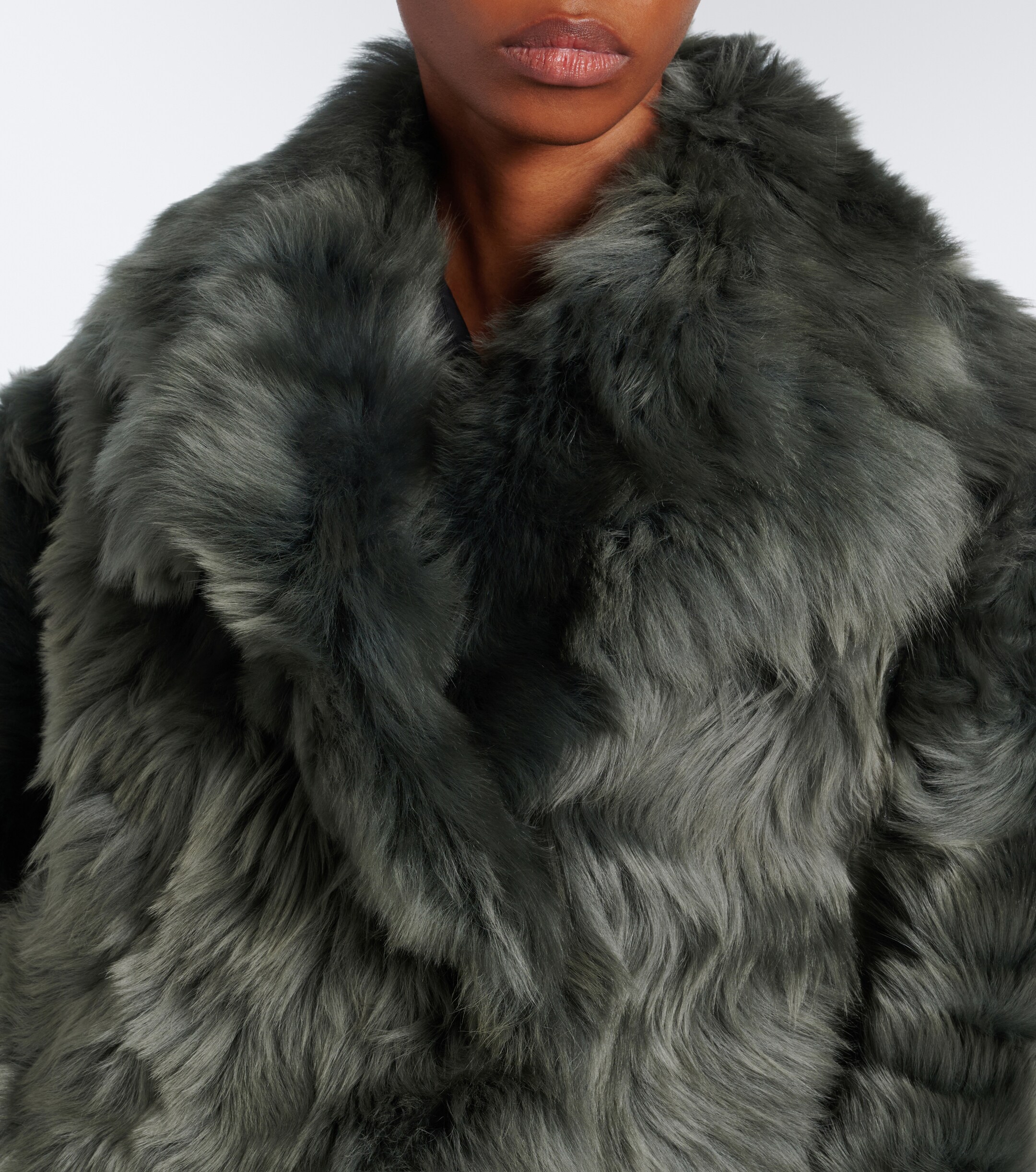 Yves Salomon Yves Salomon Double-breasted shearling jacket