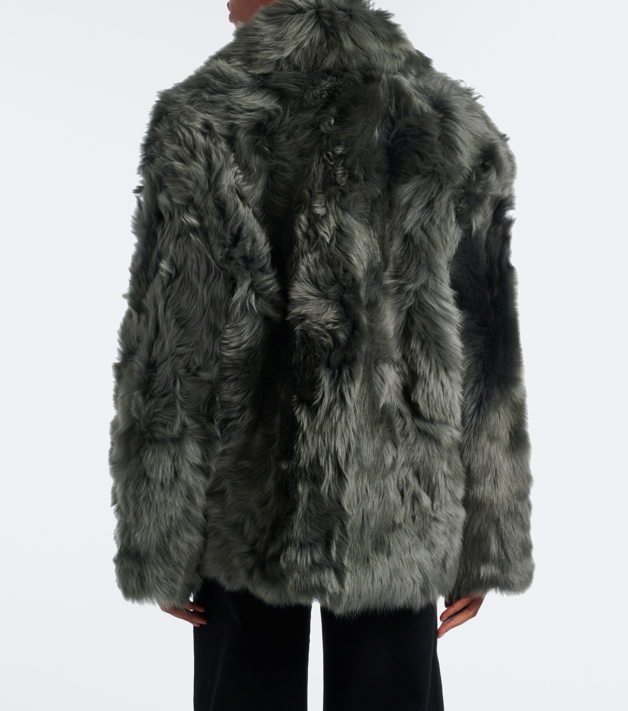 Yves Salomon Yves Salomon Double-breasted shearling jacket