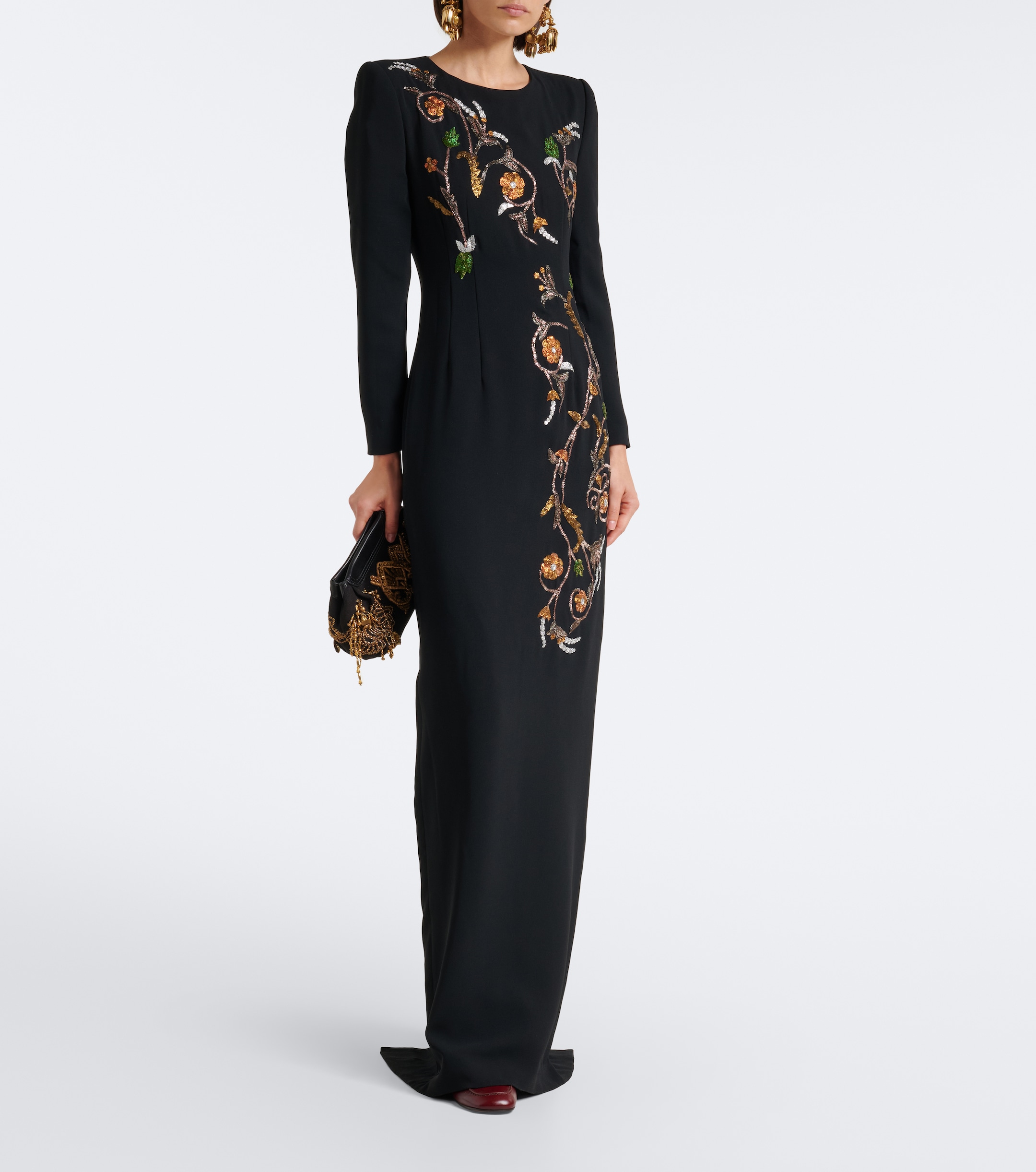 Dries Van Noten Dries Van Noten Floral embellished gown