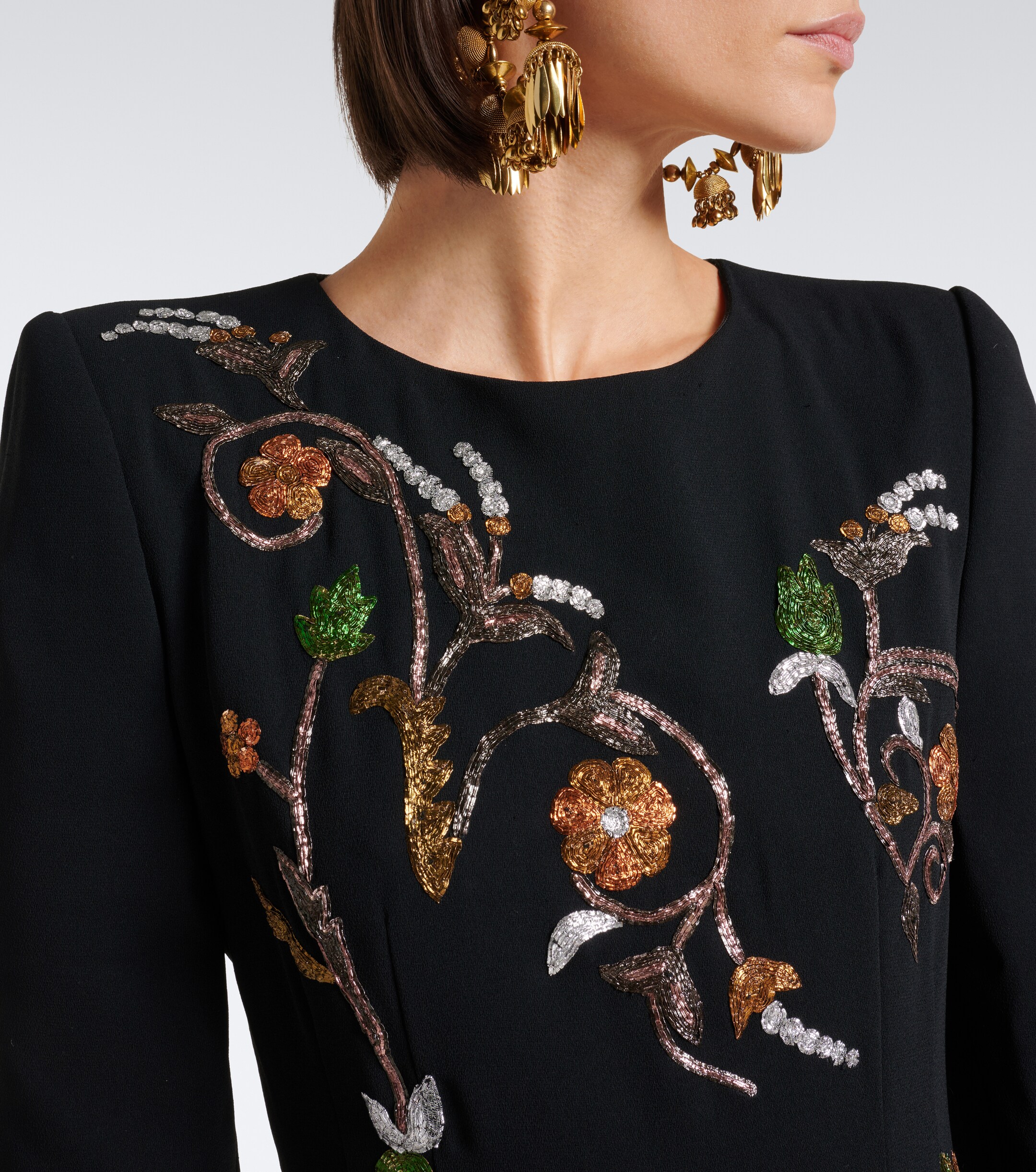 Dries Van Noten Dries Van Noten Floral embellished gown