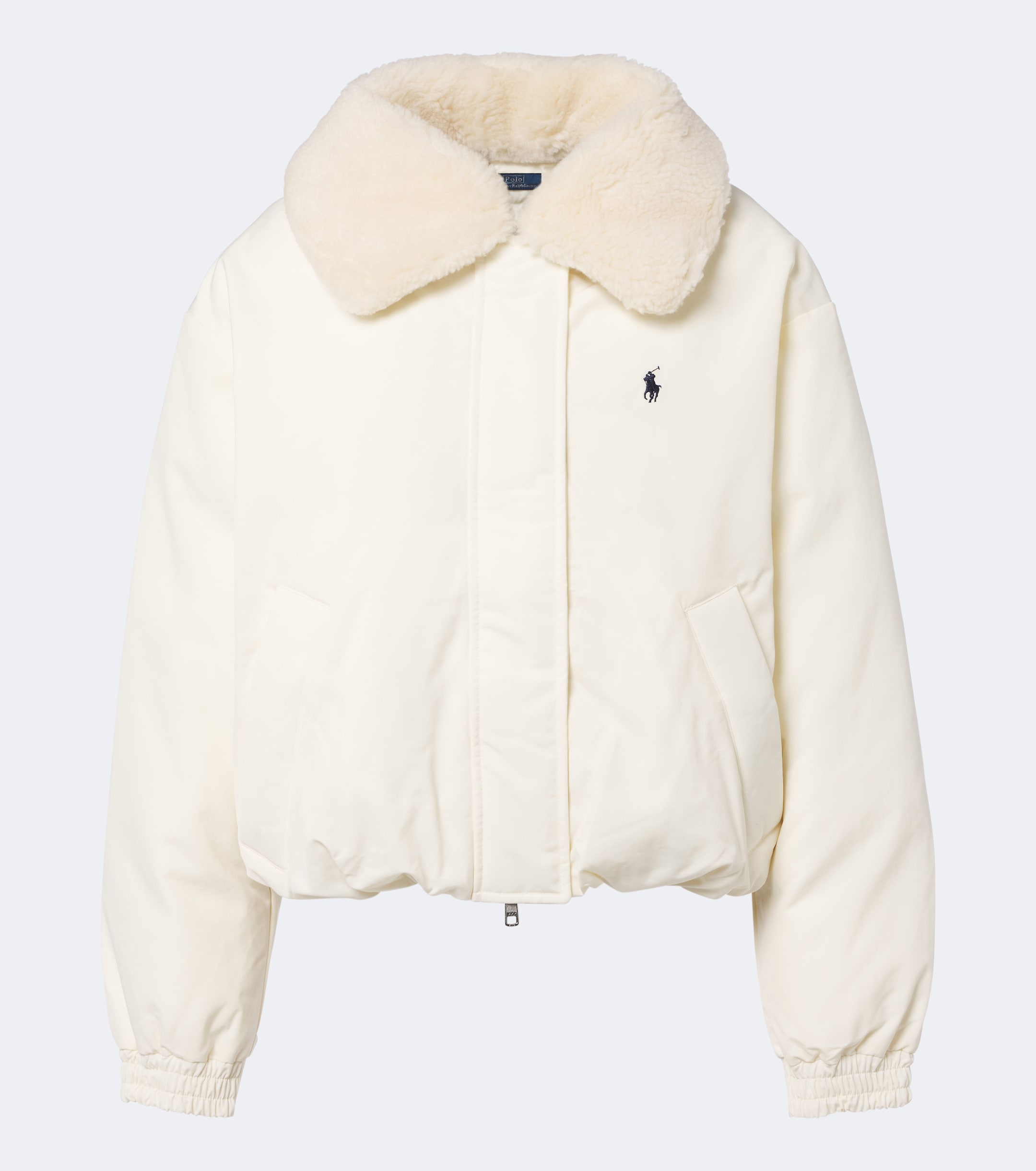 Polo Ralph Lauren Polo Ralph Lauren Teddy-trimmed cropped blouson jacket