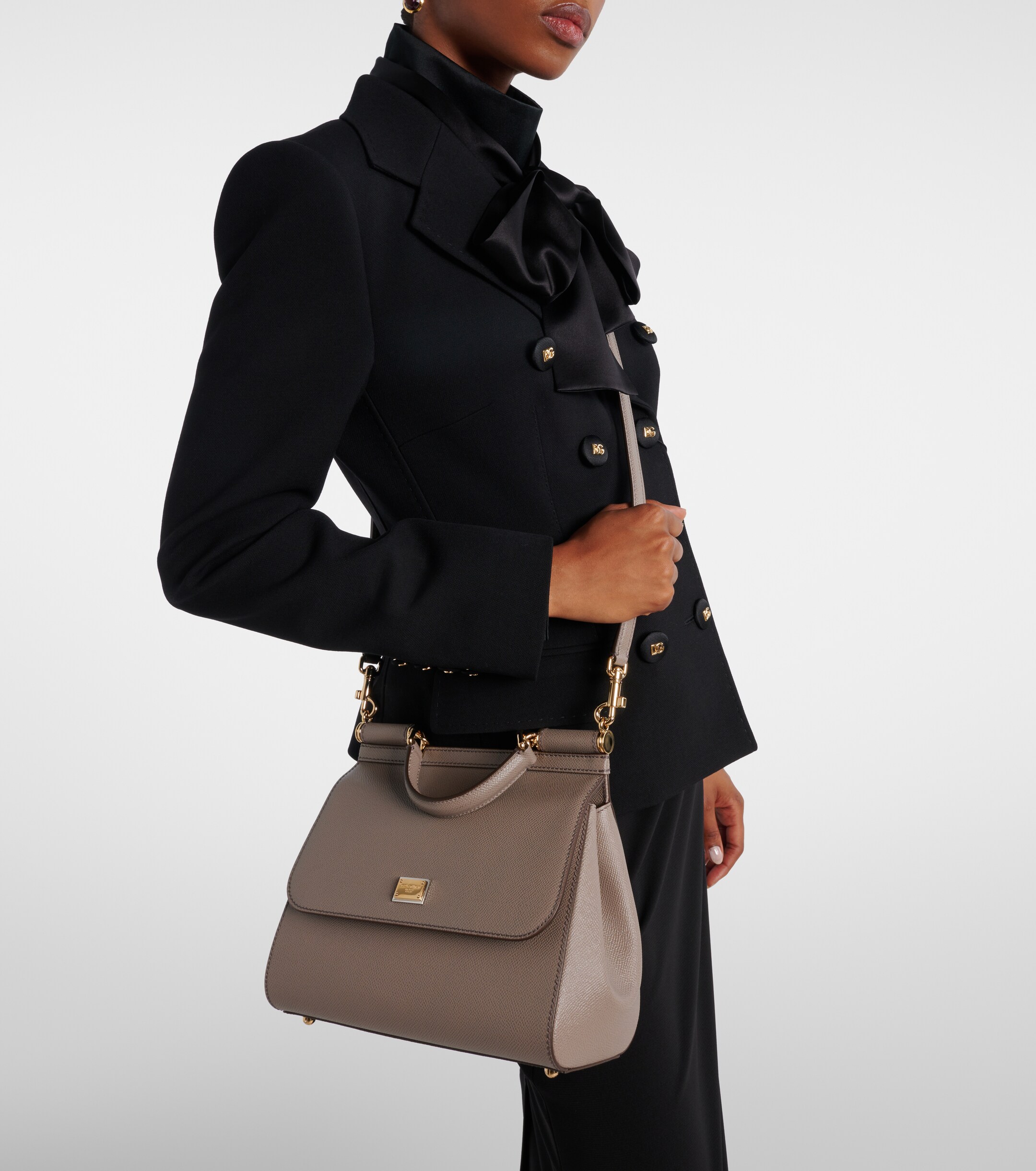 Dolce&Gabbana Sicily Medium leather shoulder bag