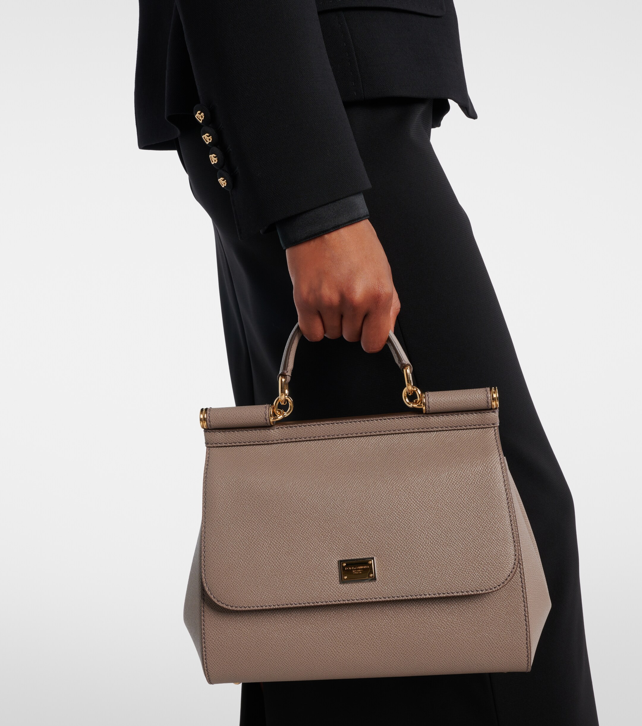 Dolce&Gabbana Sicily Medium leather shoulder bag