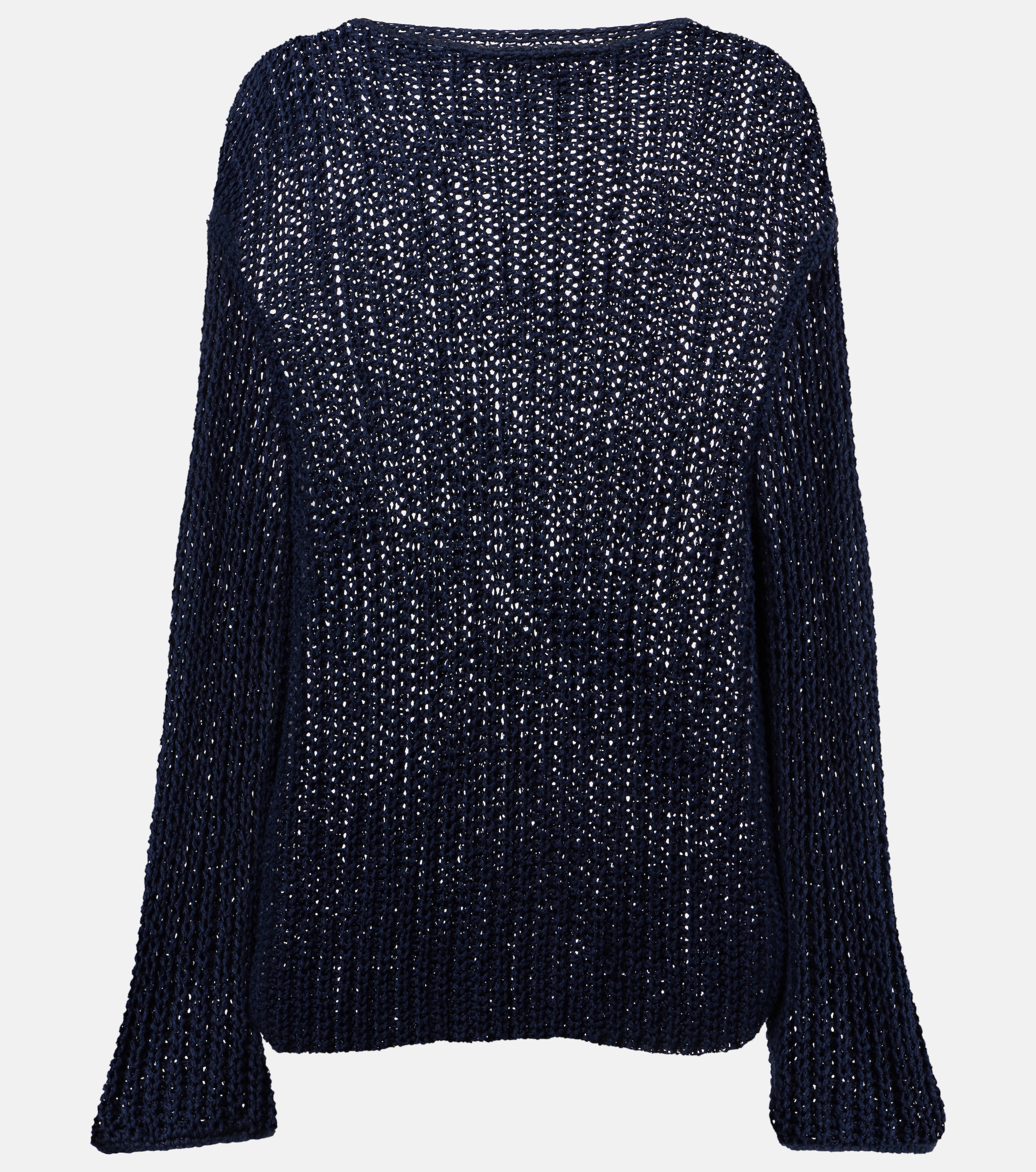 KHAITE Elowen open-knit cotton-blend sweater